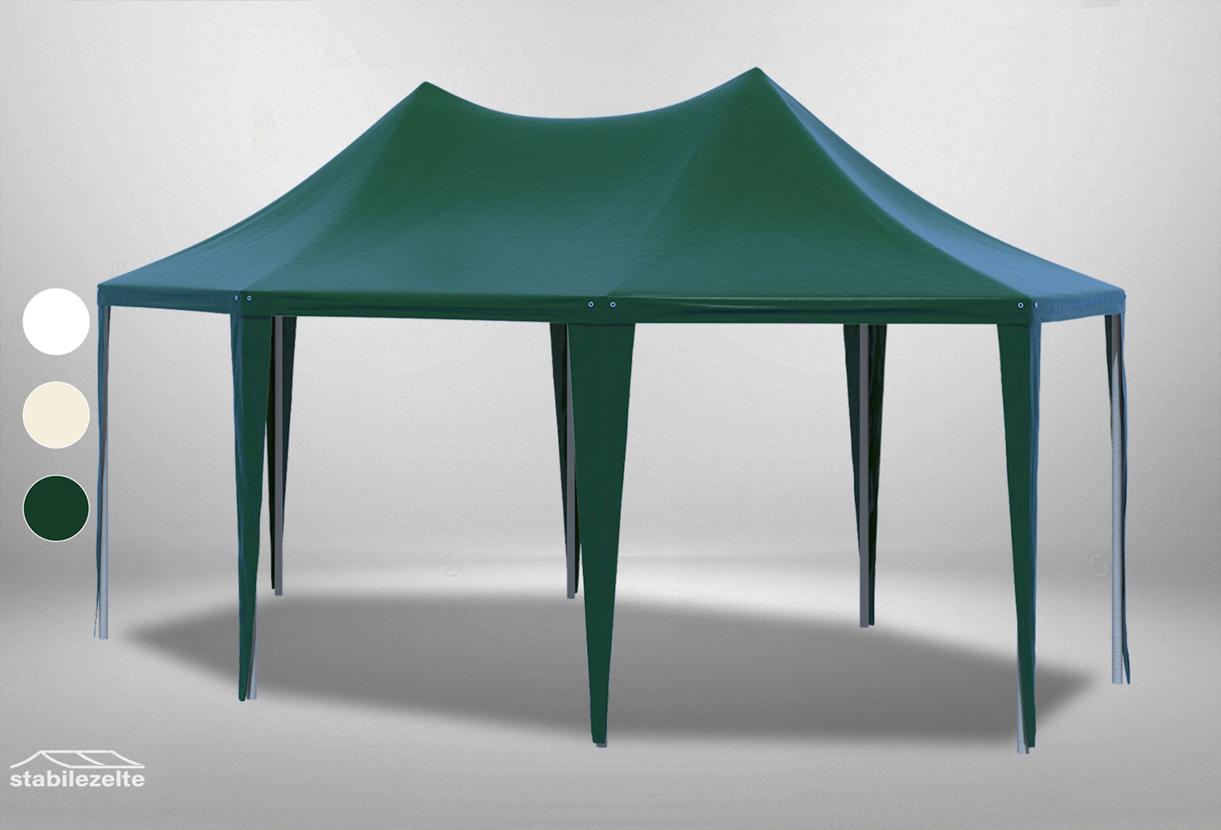 4x5,5 m Dachplane Arabica PVC inkl. Zubehör, 3 Farben