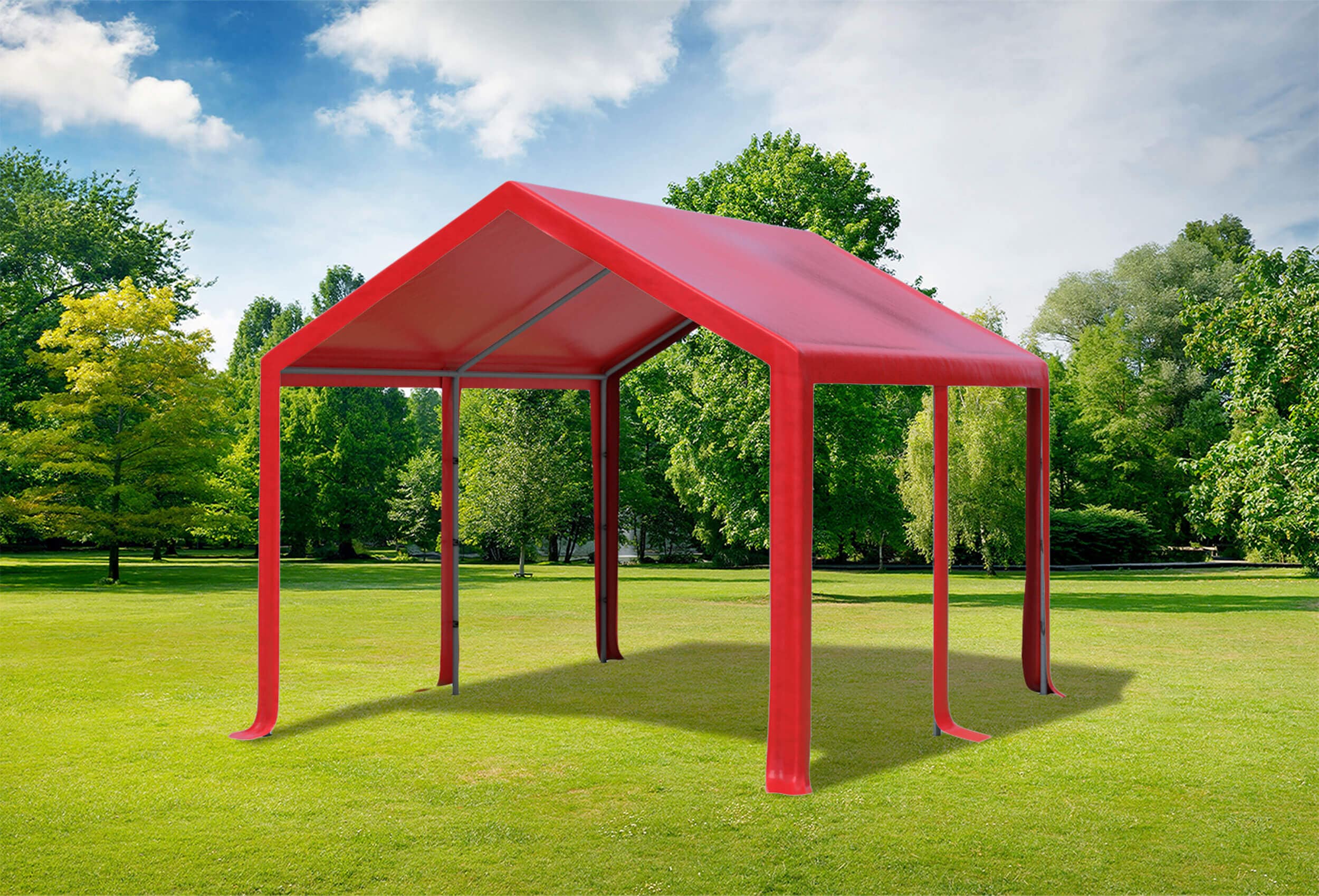 3x4 m Dachplane PVC inkl. Zubehör, 7 Farben