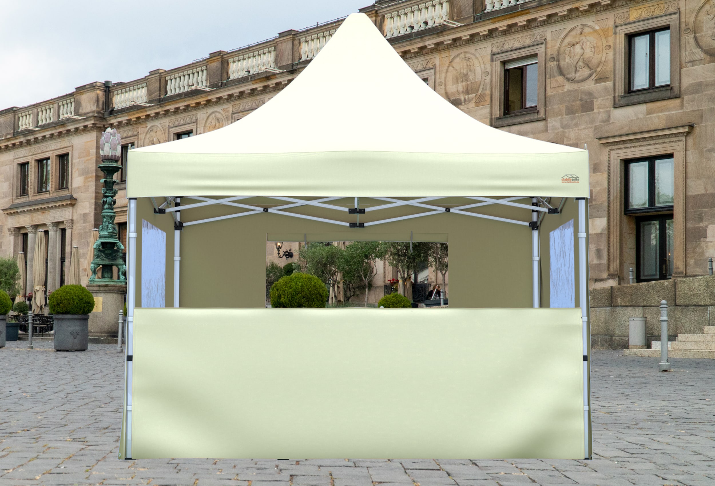 Halbwand Tresenabdeckung für Faltzelte