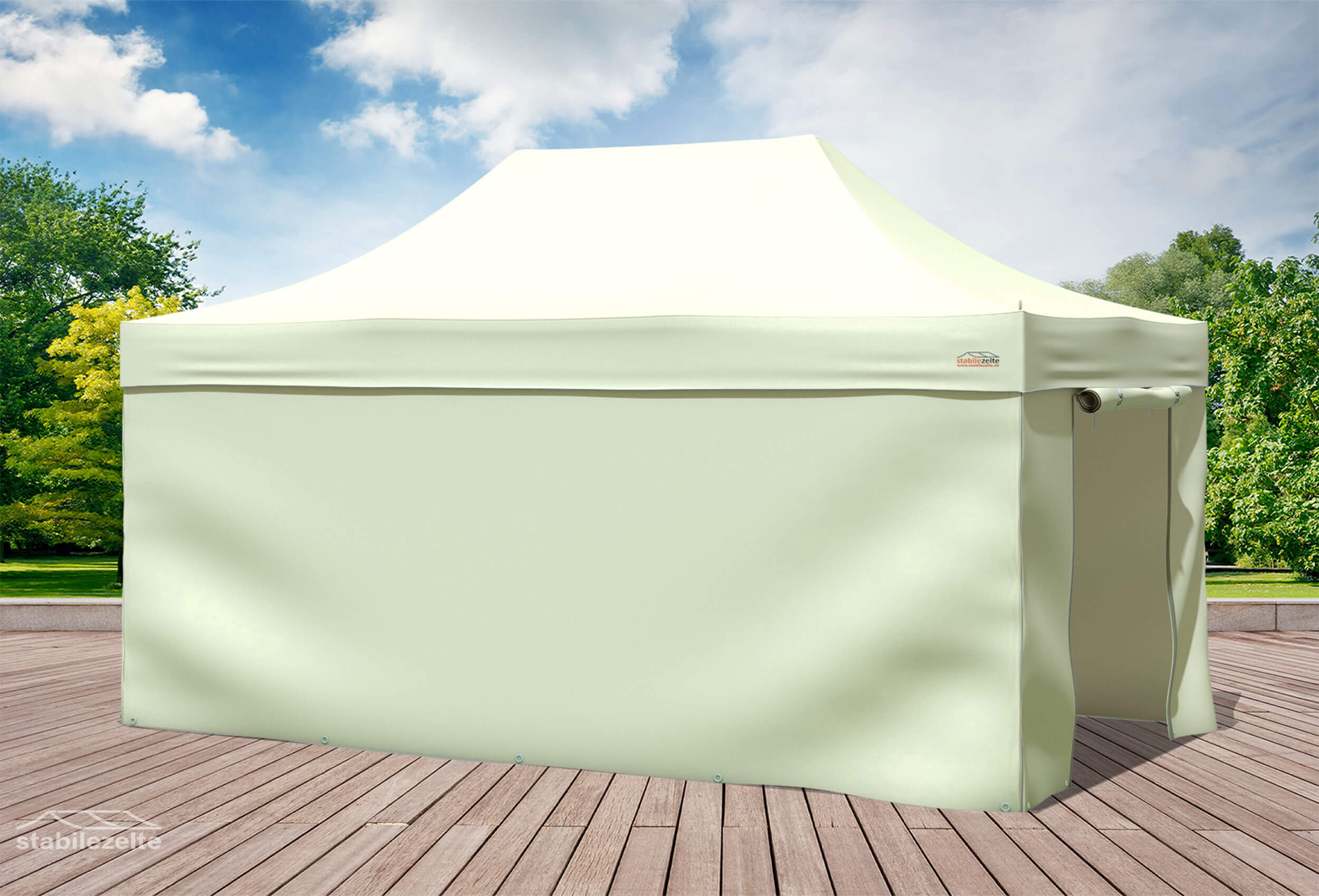 3x4,5 m Faltpavillon, Beige