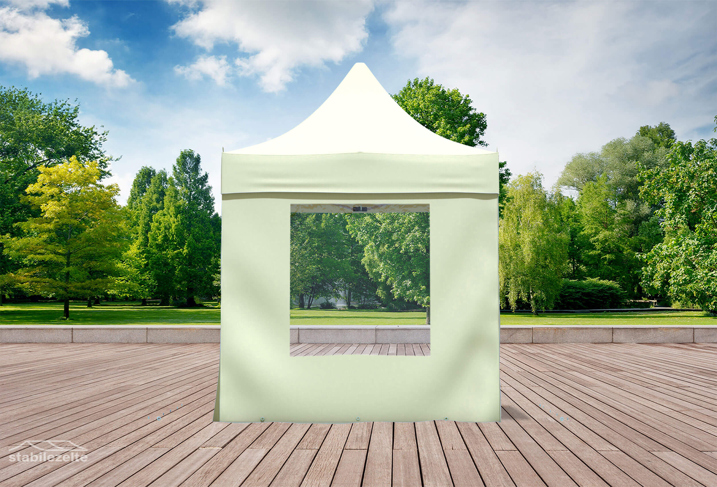 Seitenwand für Faltzelte, 10 Farben, 4 Ausführungen