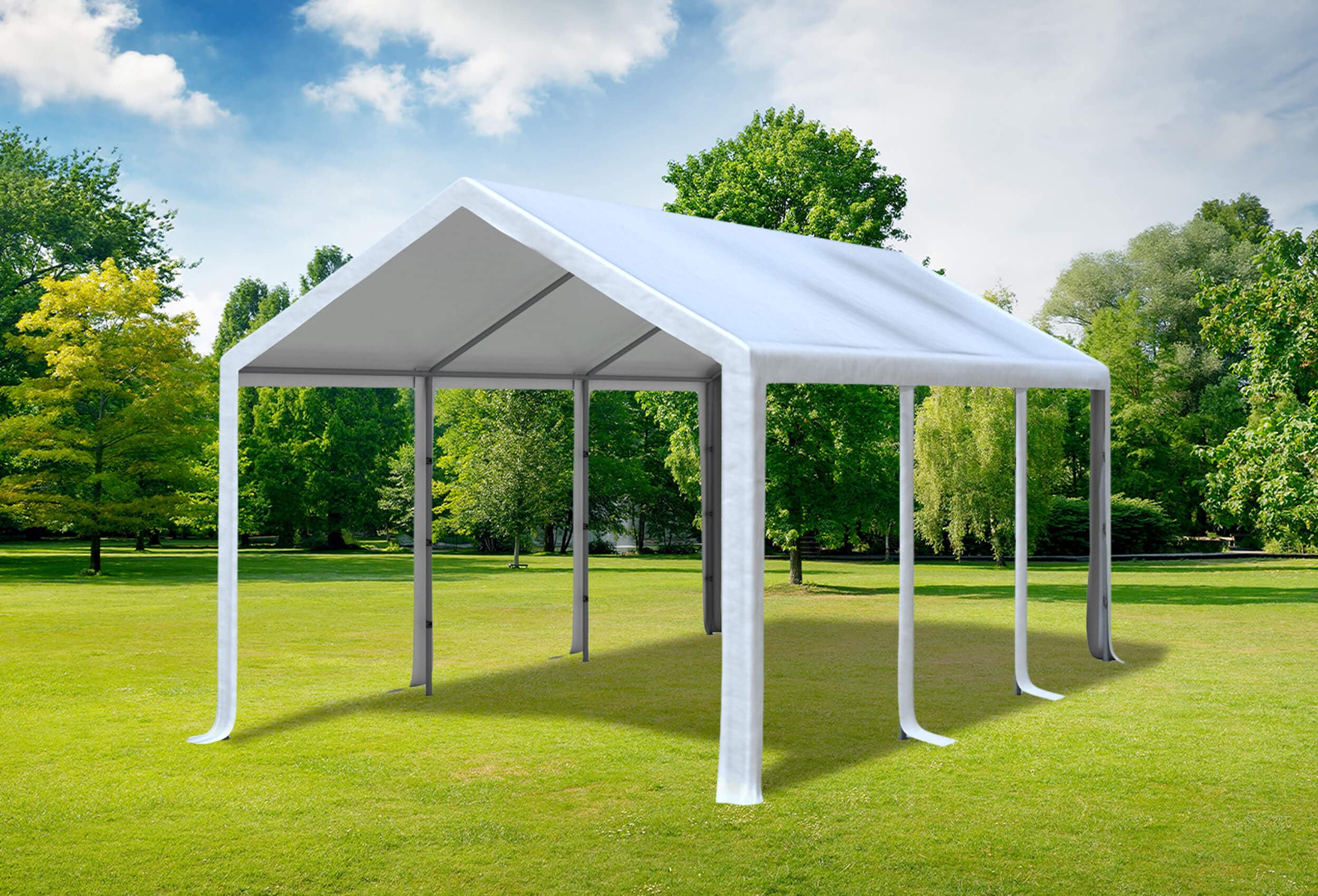 3x6 m Dachplane PVC inkl. Zubehör, 7 Farben