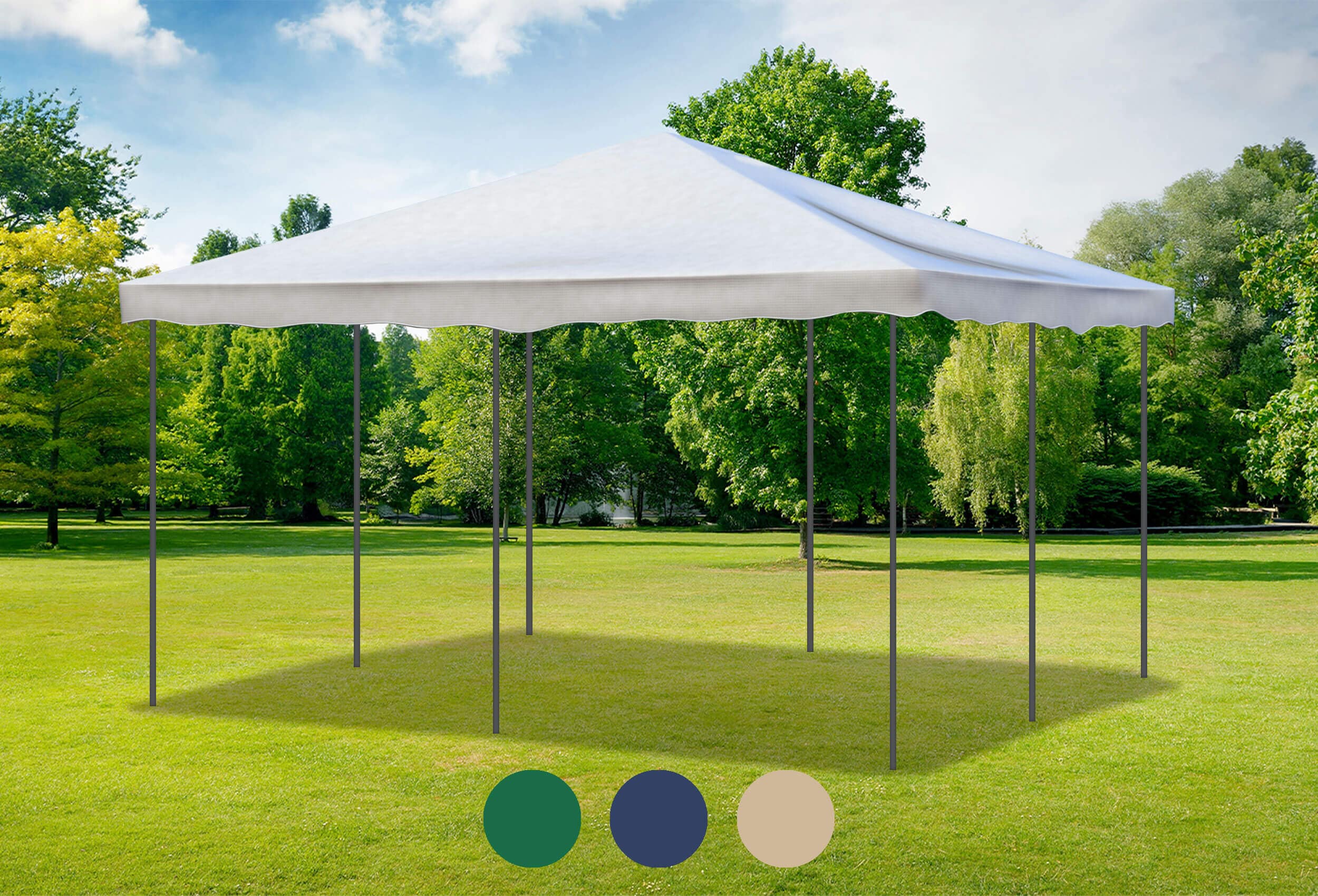 Braunes Ersatzdach für die Deluxe Serie 4m x 4m