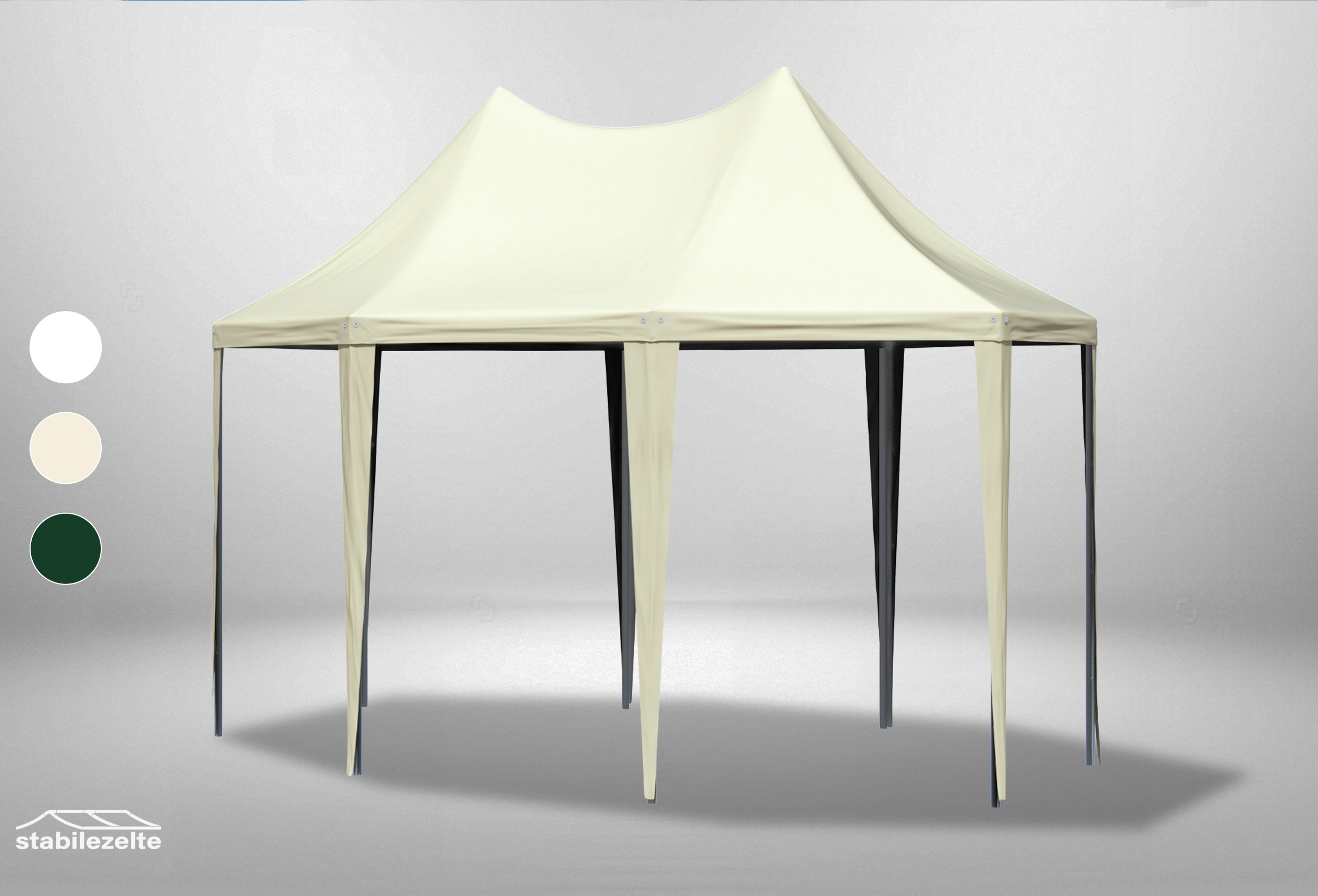 3x4,1 m Dachplane Arabica PVC inkl. Zubehör, 3 Farben