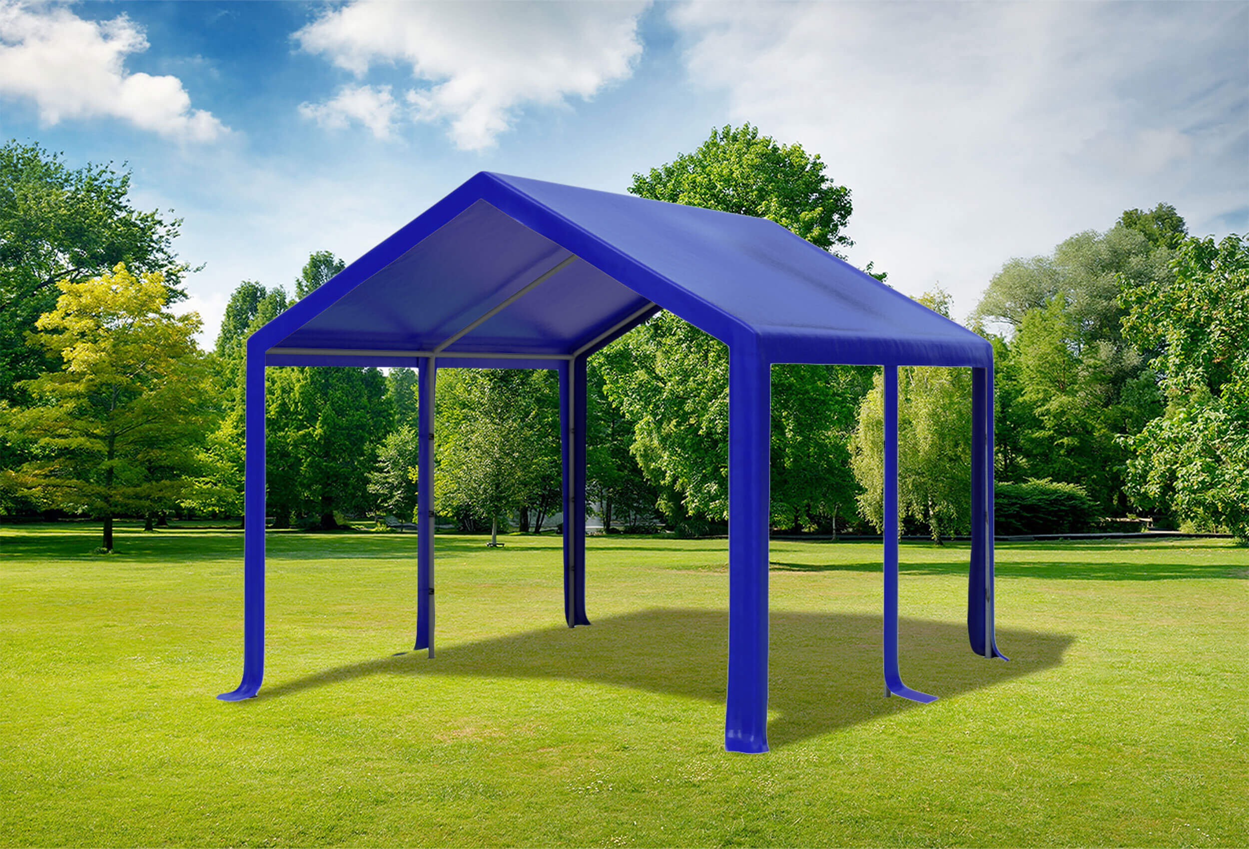 3x4 m Dachplane PVC inkl. Zubehör, 7 Farben