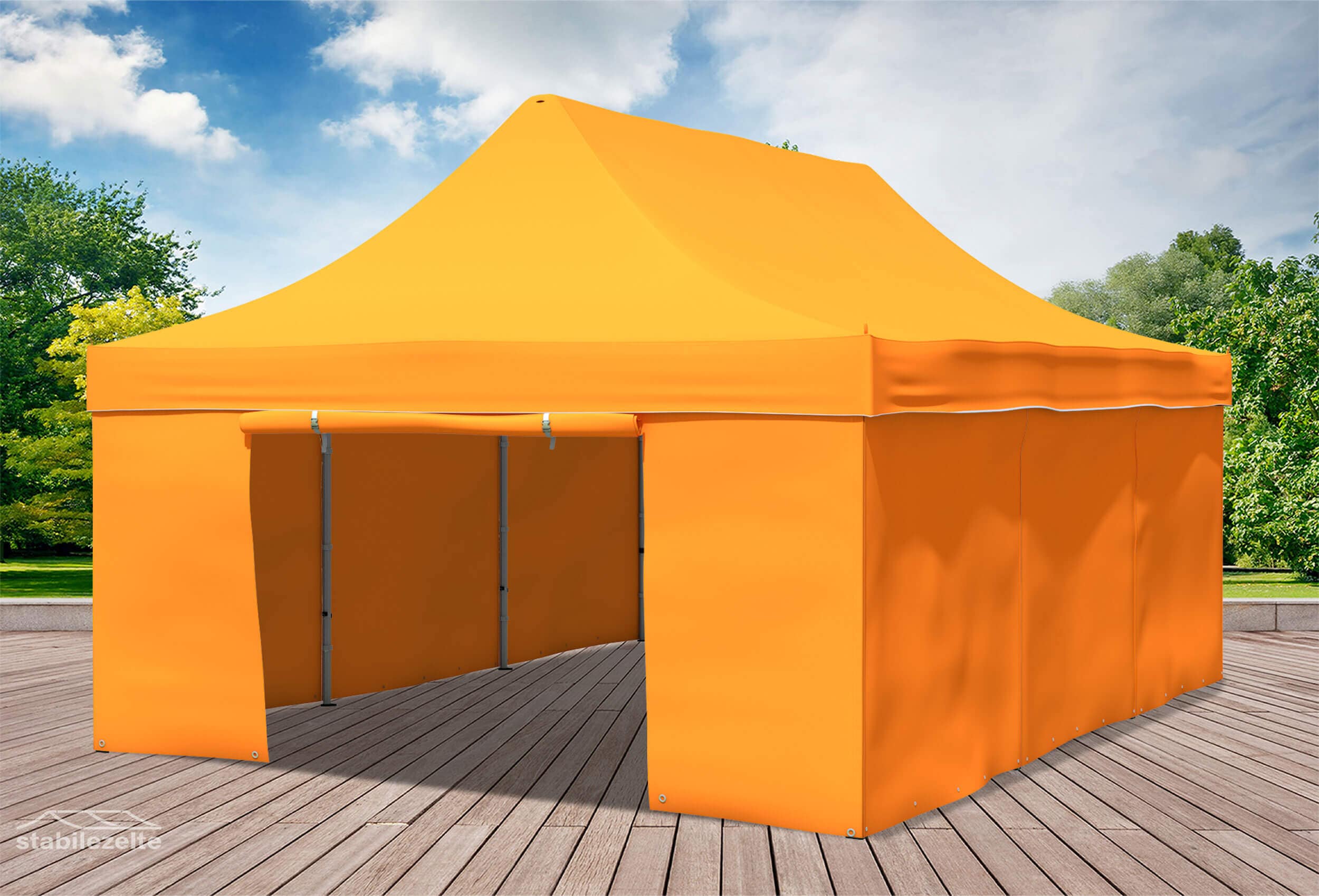 4x6 m Faltpavillon, Orange