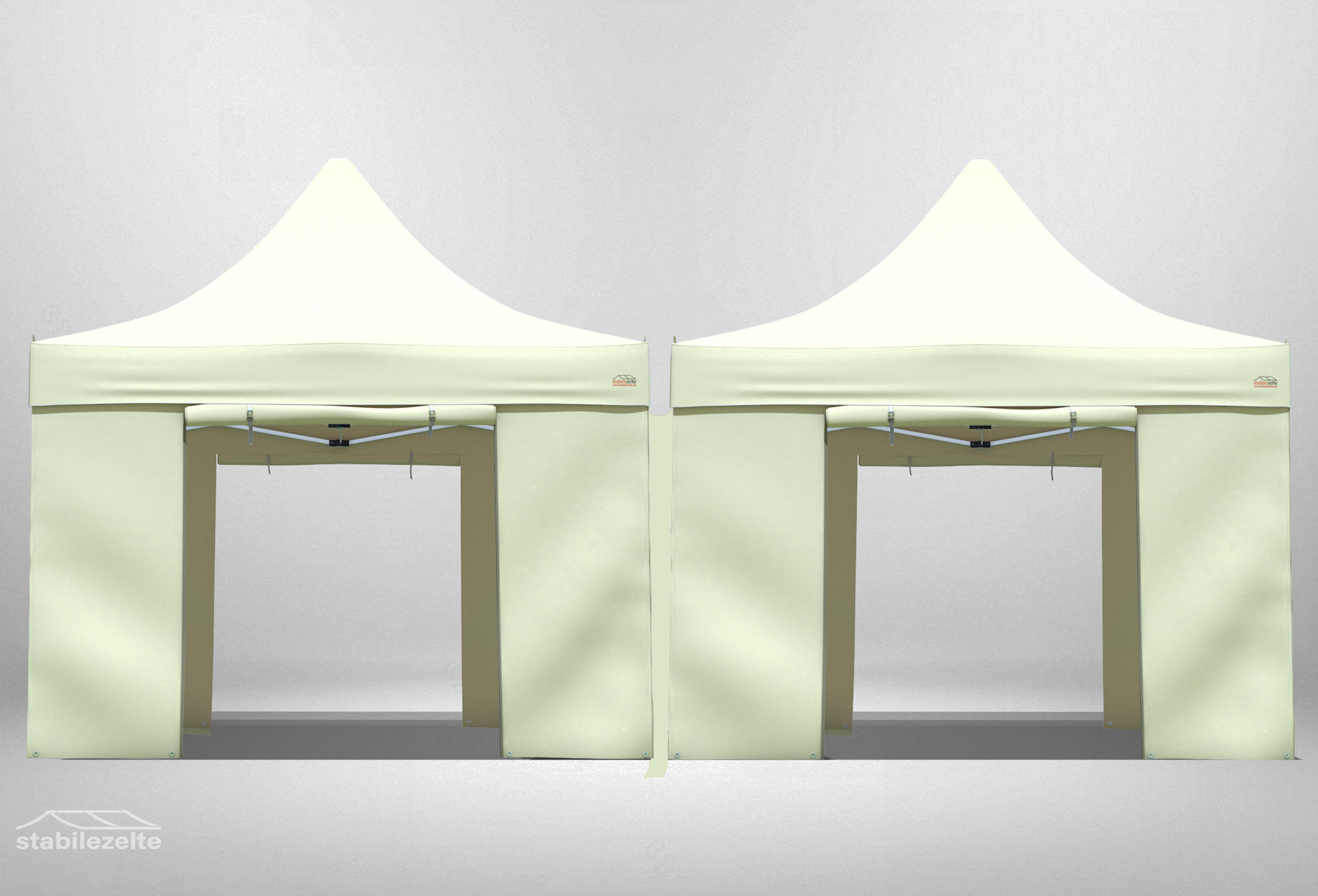 Regenrinnen Komplett-Paket für Faltzelte