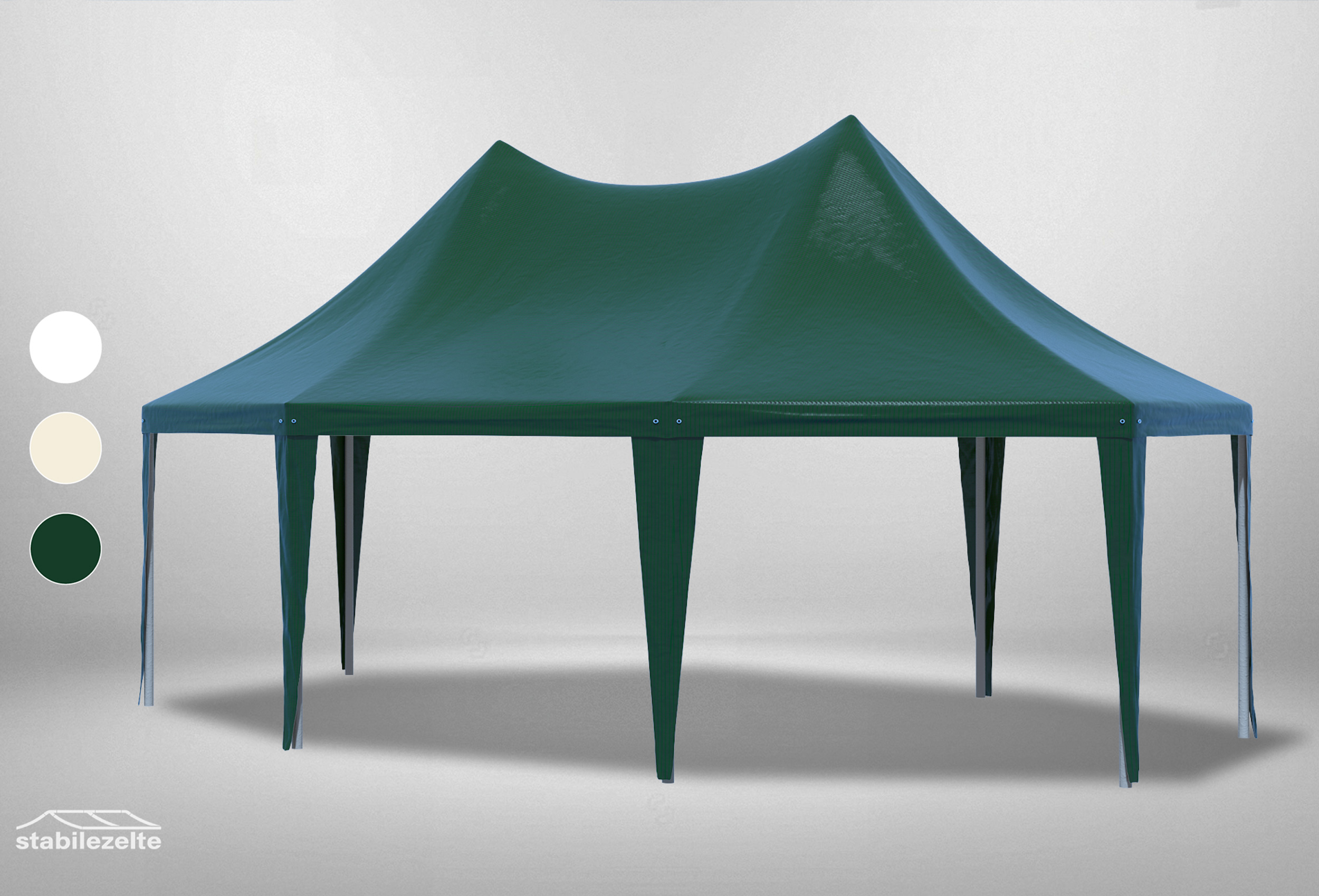 5x6,8 m Dachplane Arabica PVC inkl. Zubehör, 3 Farben