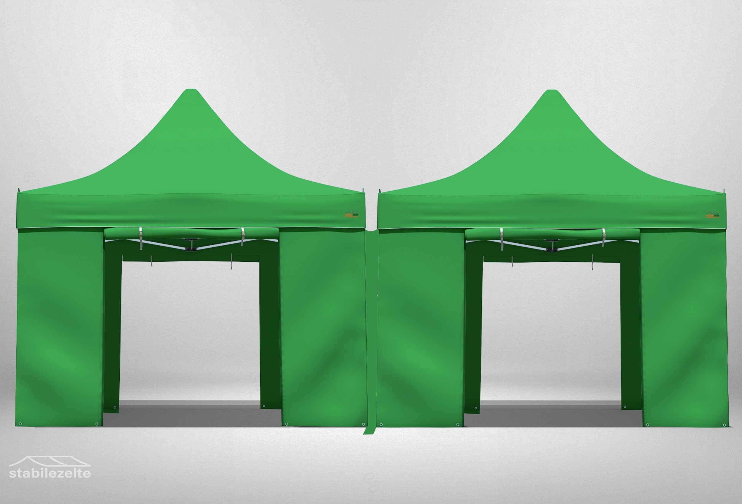 Regenrinnen Komplett-Paket für Faltzelte