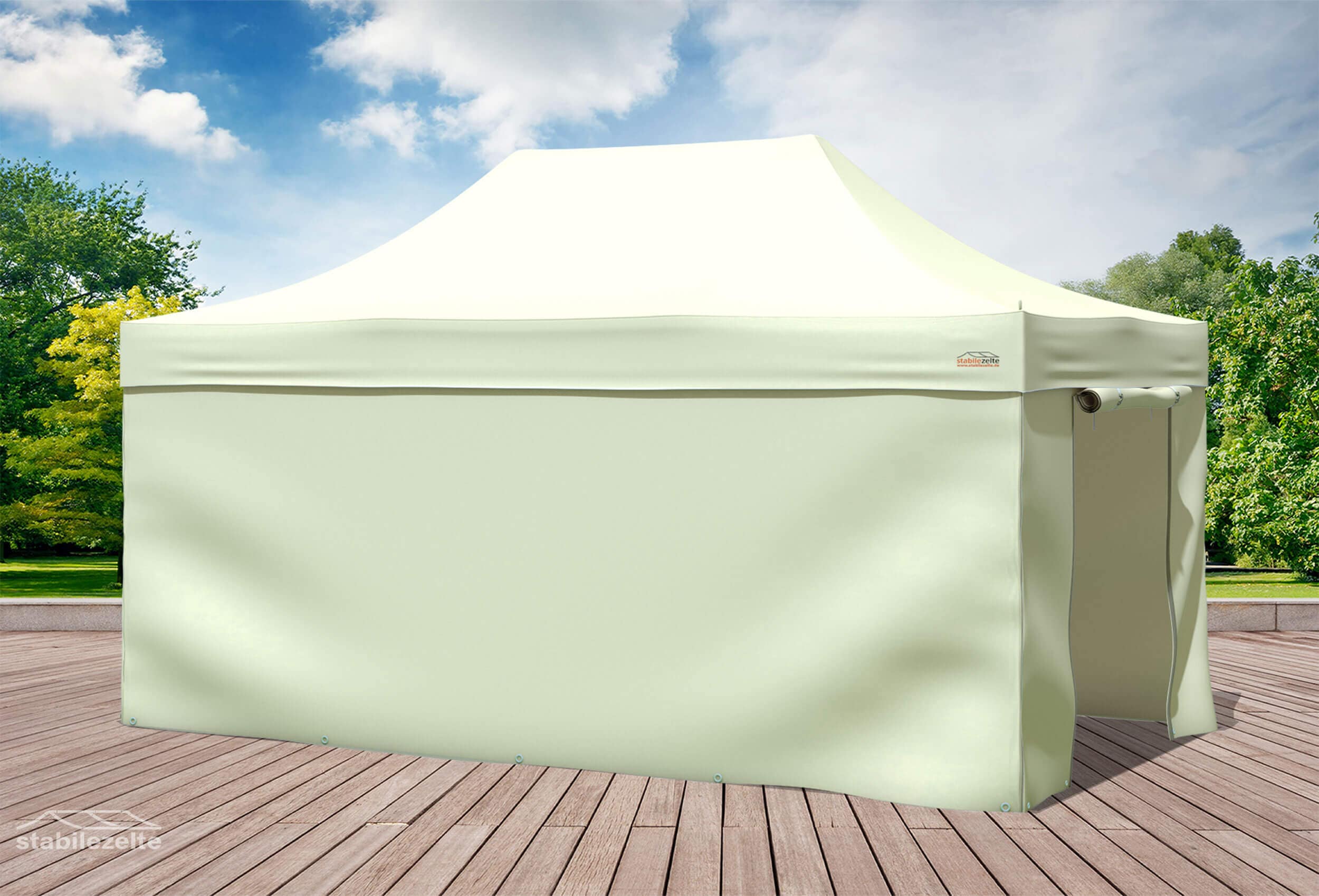 3x4,5 m Faltpavillon, beige