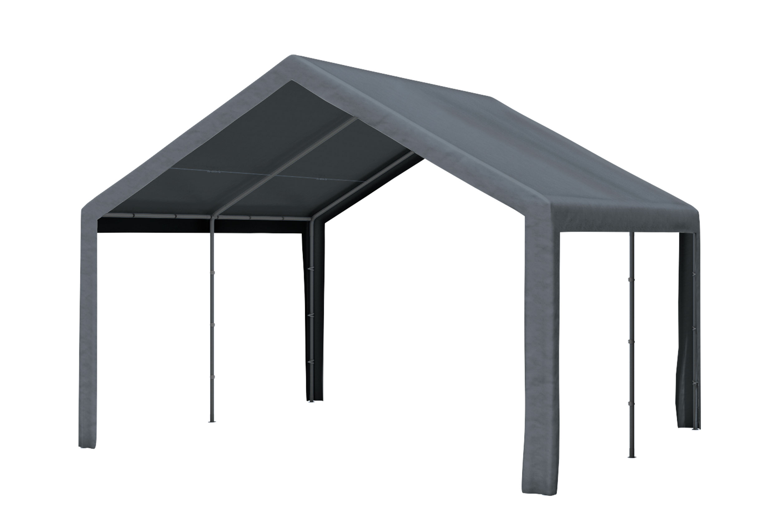 4x4 m Dachplane PE inkl. Zubehör, 3 Farben