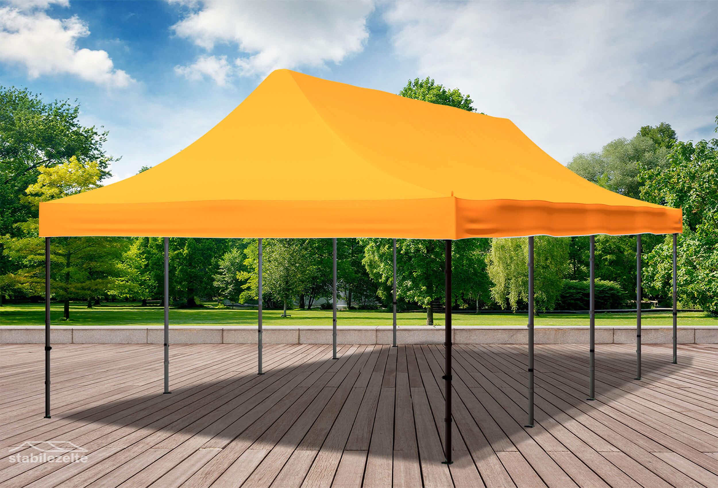 4x8 m Faltpavillon, Orange