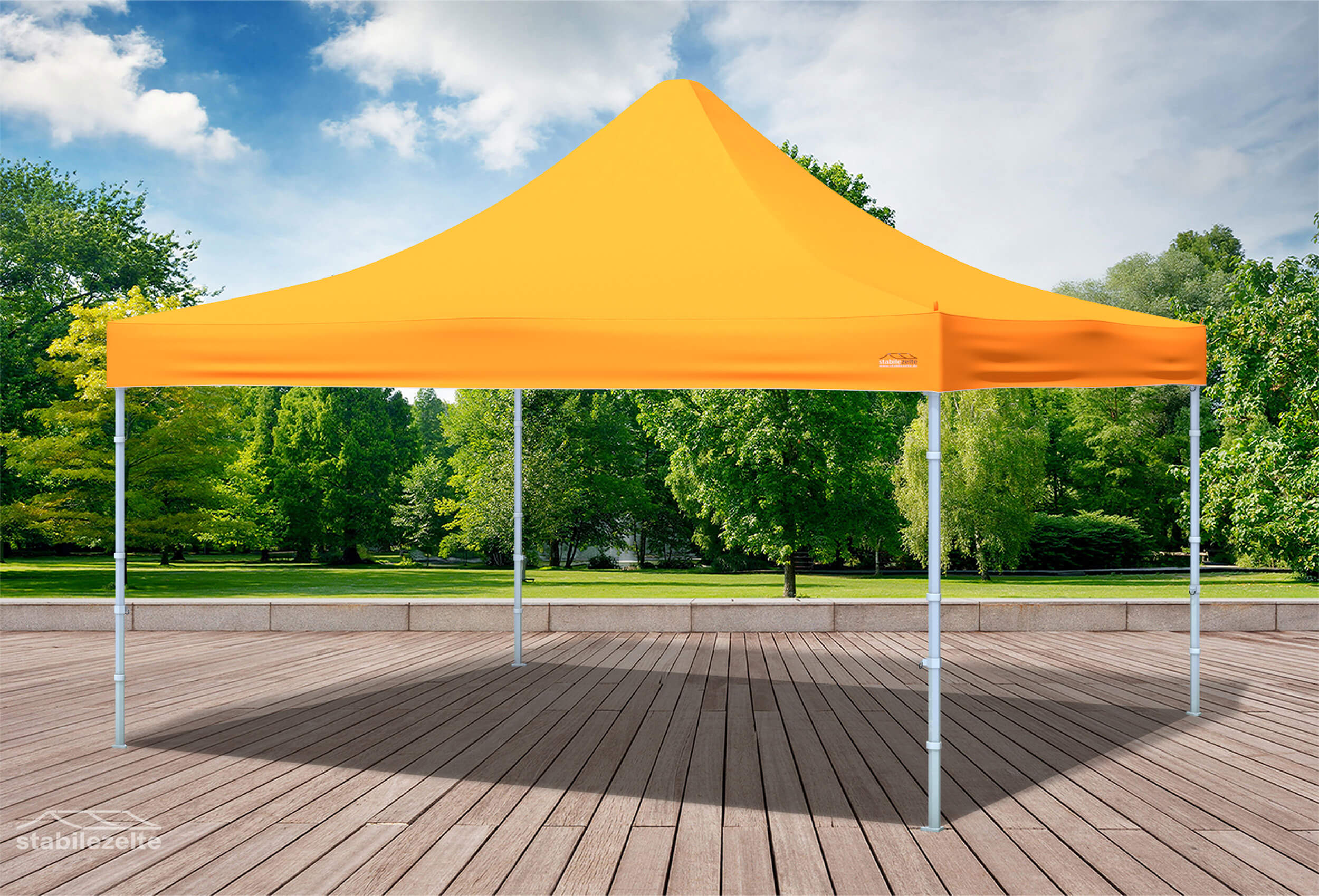4x4 m Faltpavillon, Orange