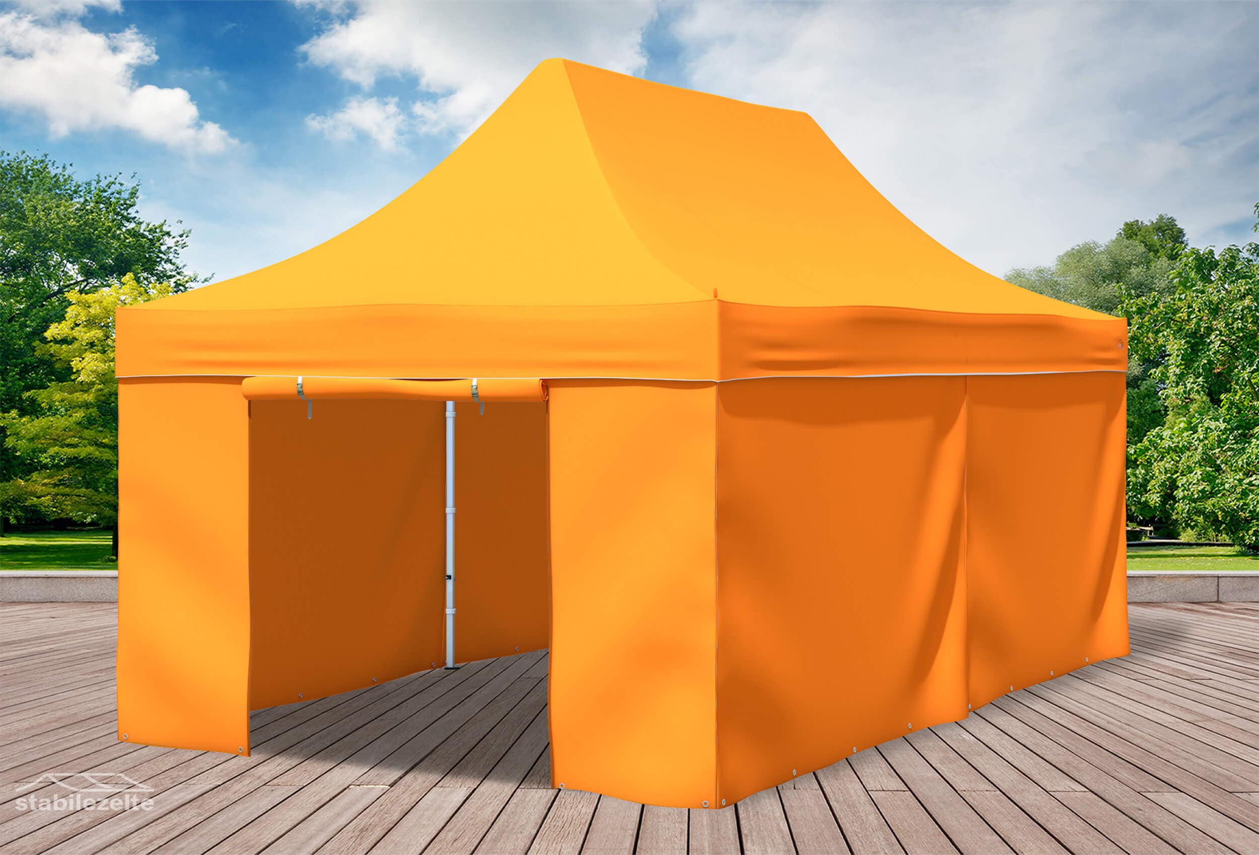 3x6 m Faltpavillon, Orange