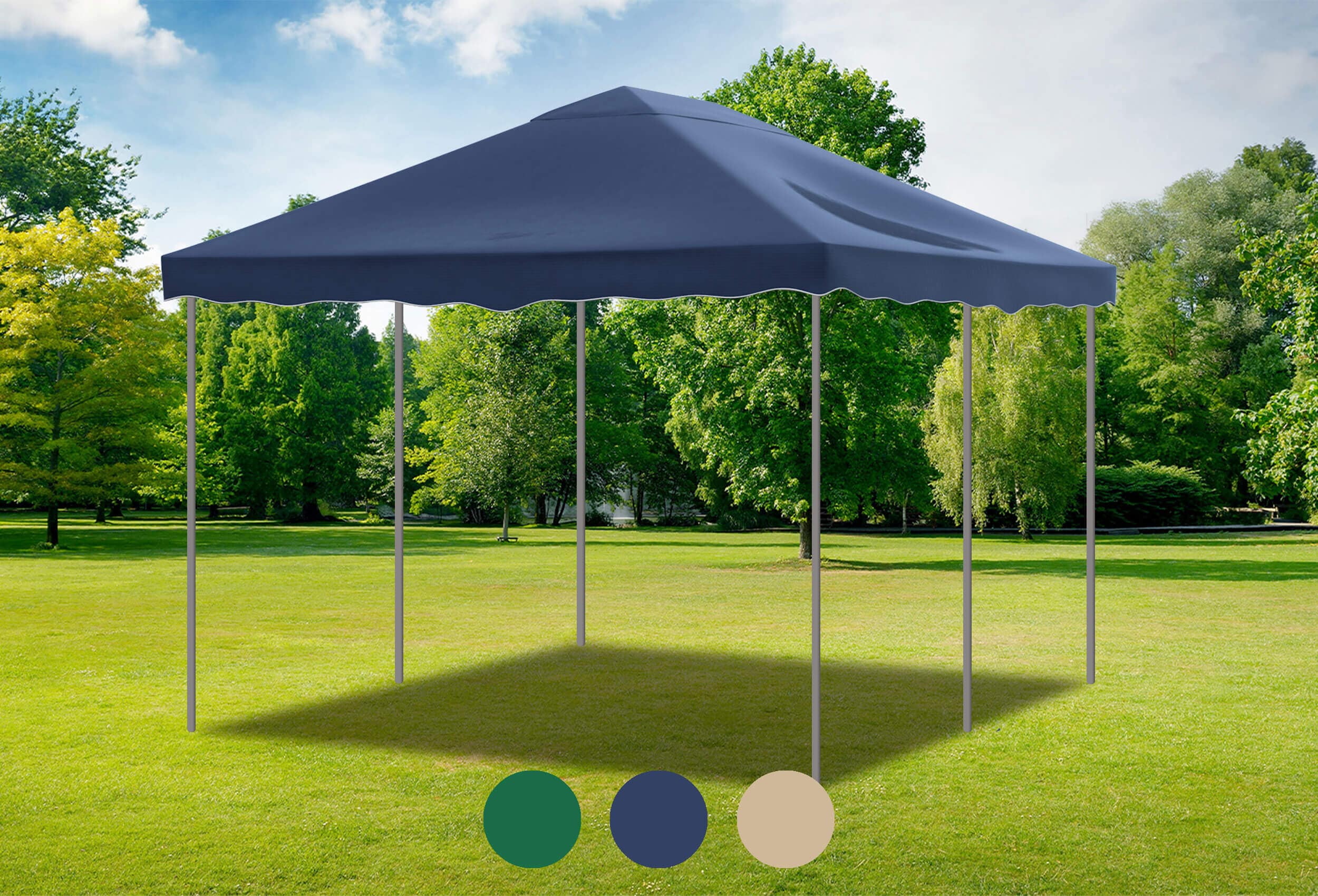 Blaues Ersatzdach für die Deluxe Serie 3m x 4m