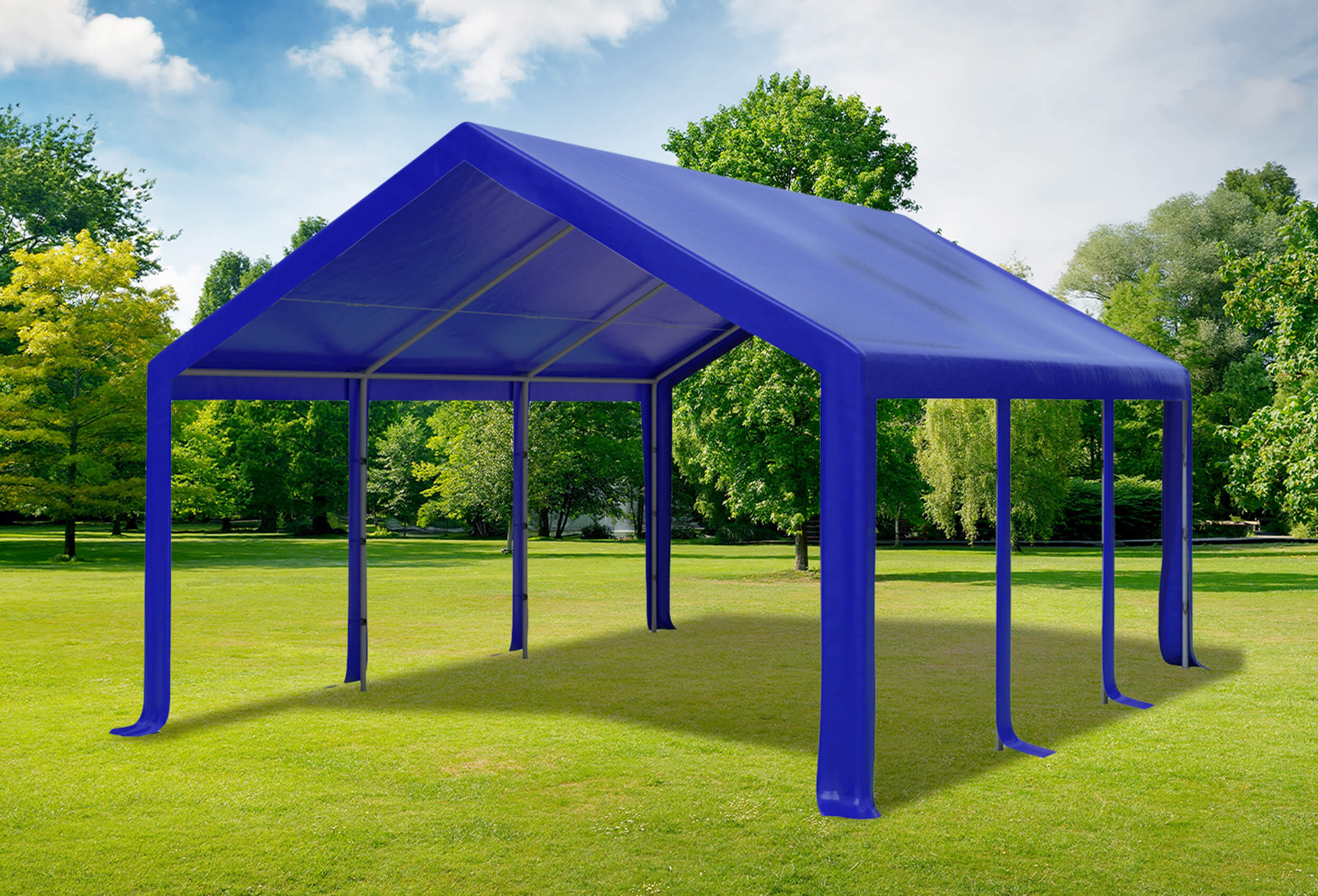 4x6 m Dachplane PVC inkl. Zubehör, 7 Farben