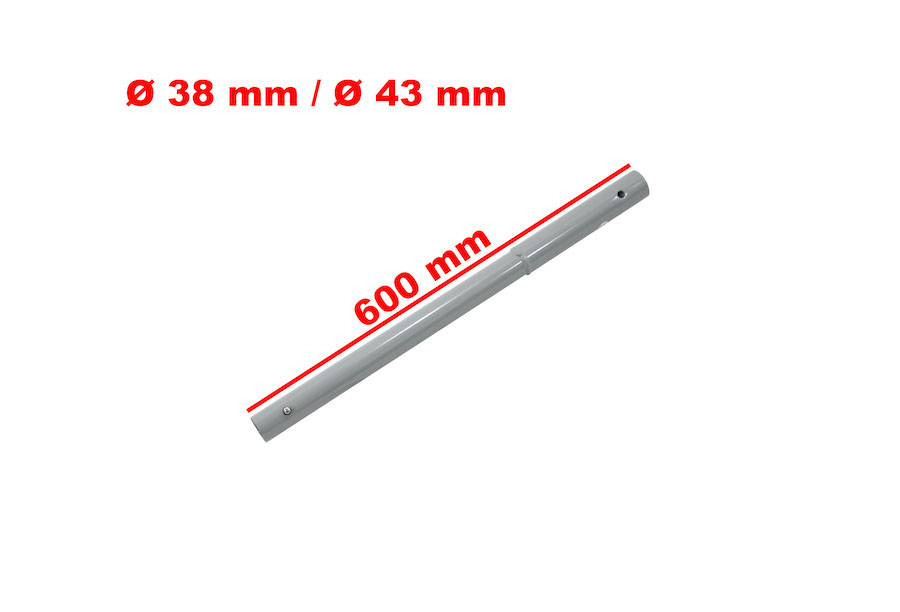 Stahlrohr Stange passend zur Partyzelt Serie Modular mit einer Länge von 600 mm