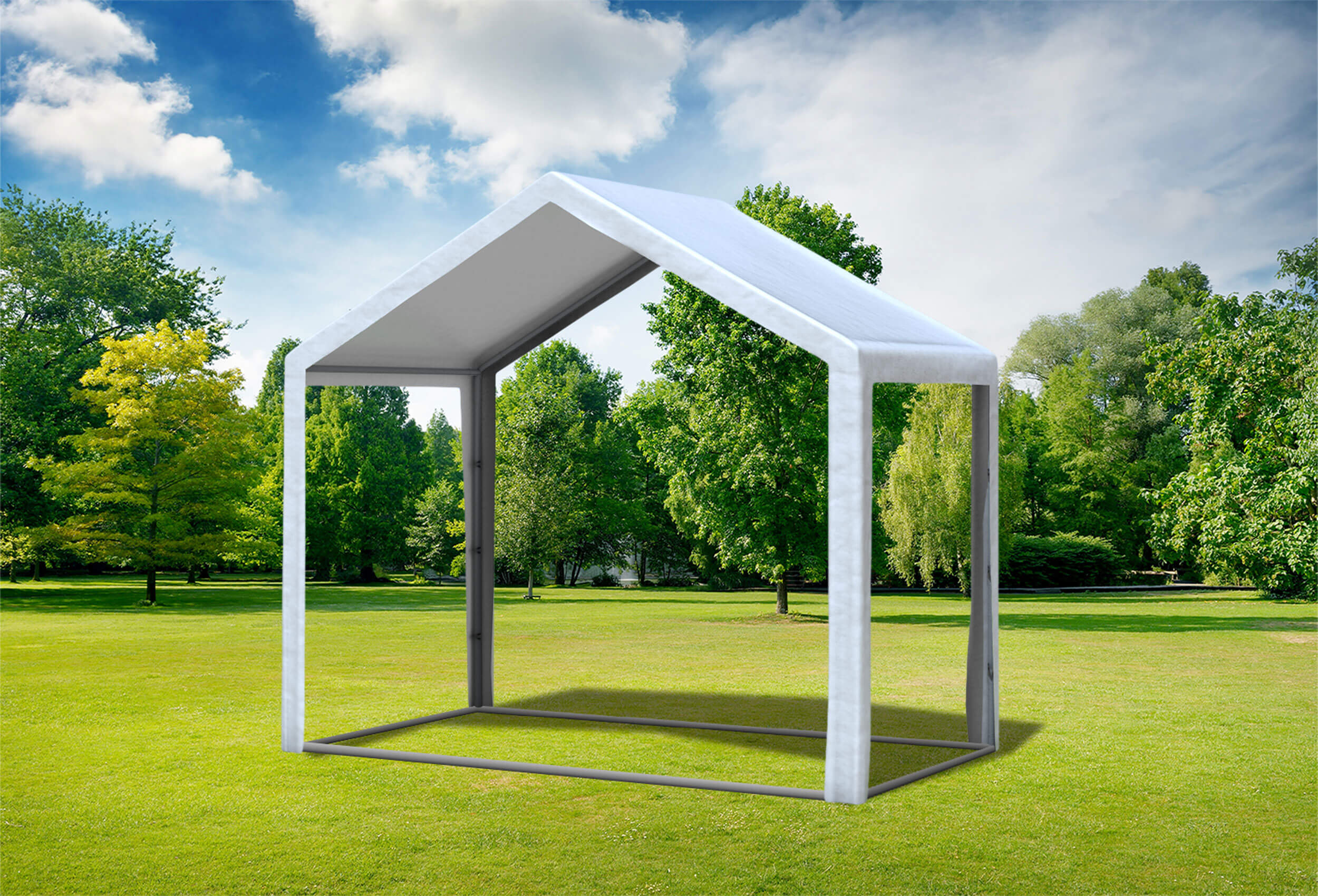 3x2 m Partyzelt, PE weiß