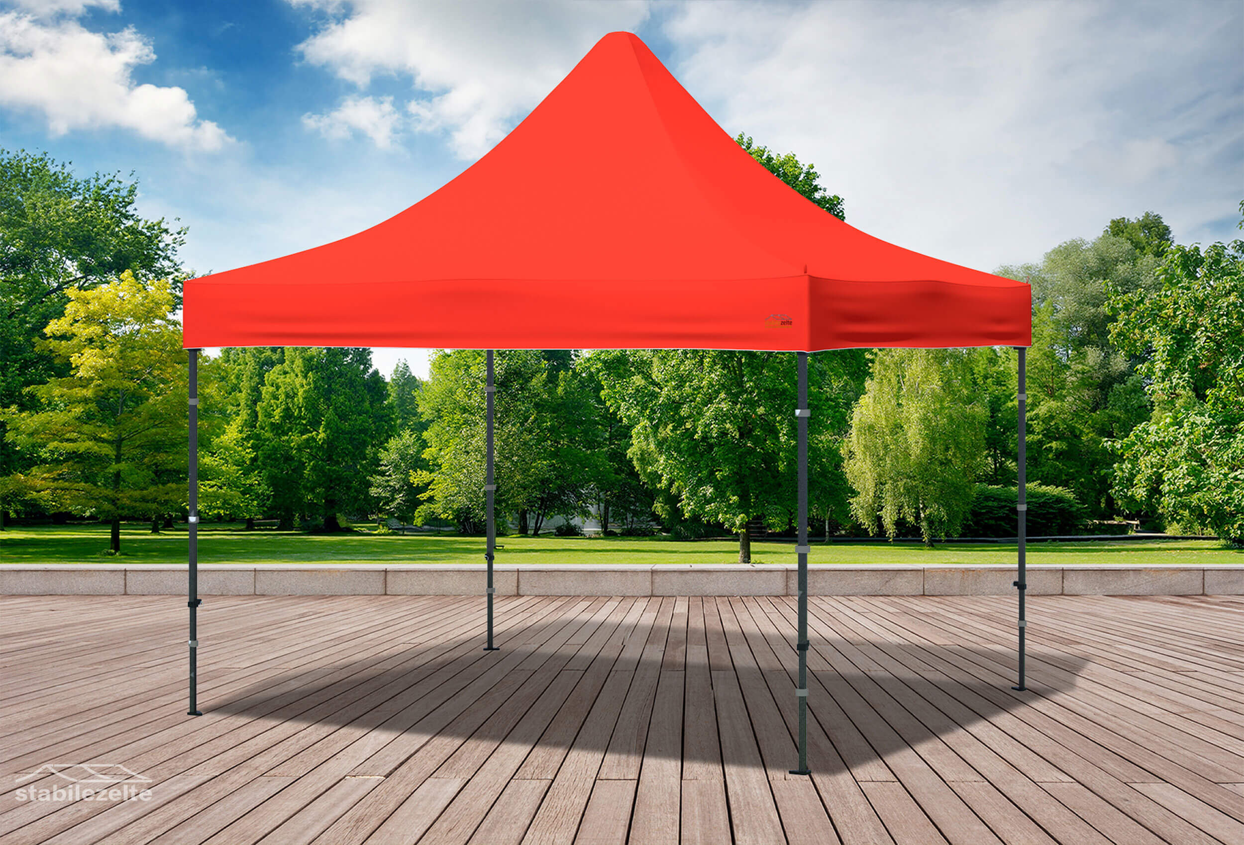 3x3 m Faltpavillon, rot