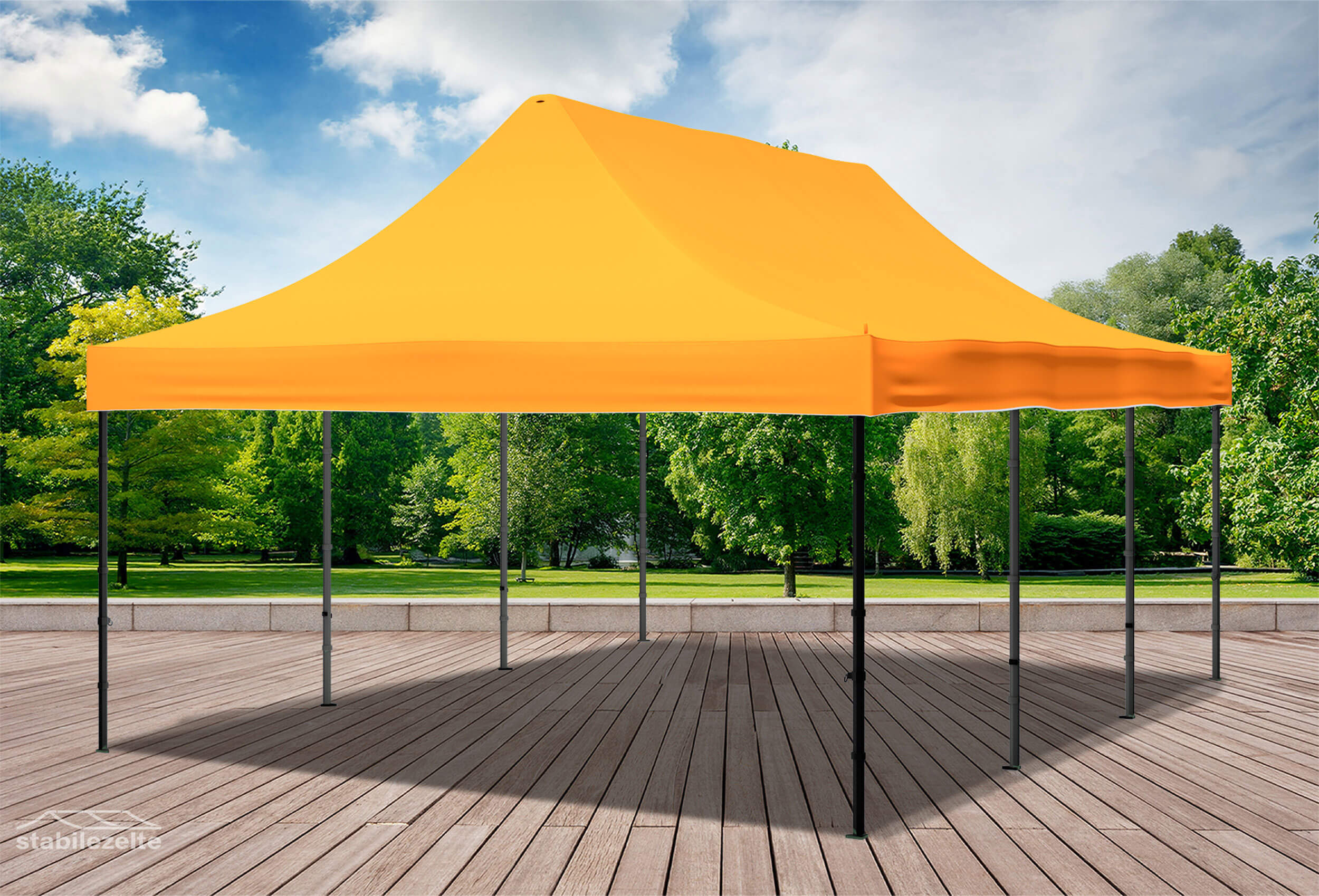 4x6 m Faltpavillon, Orange