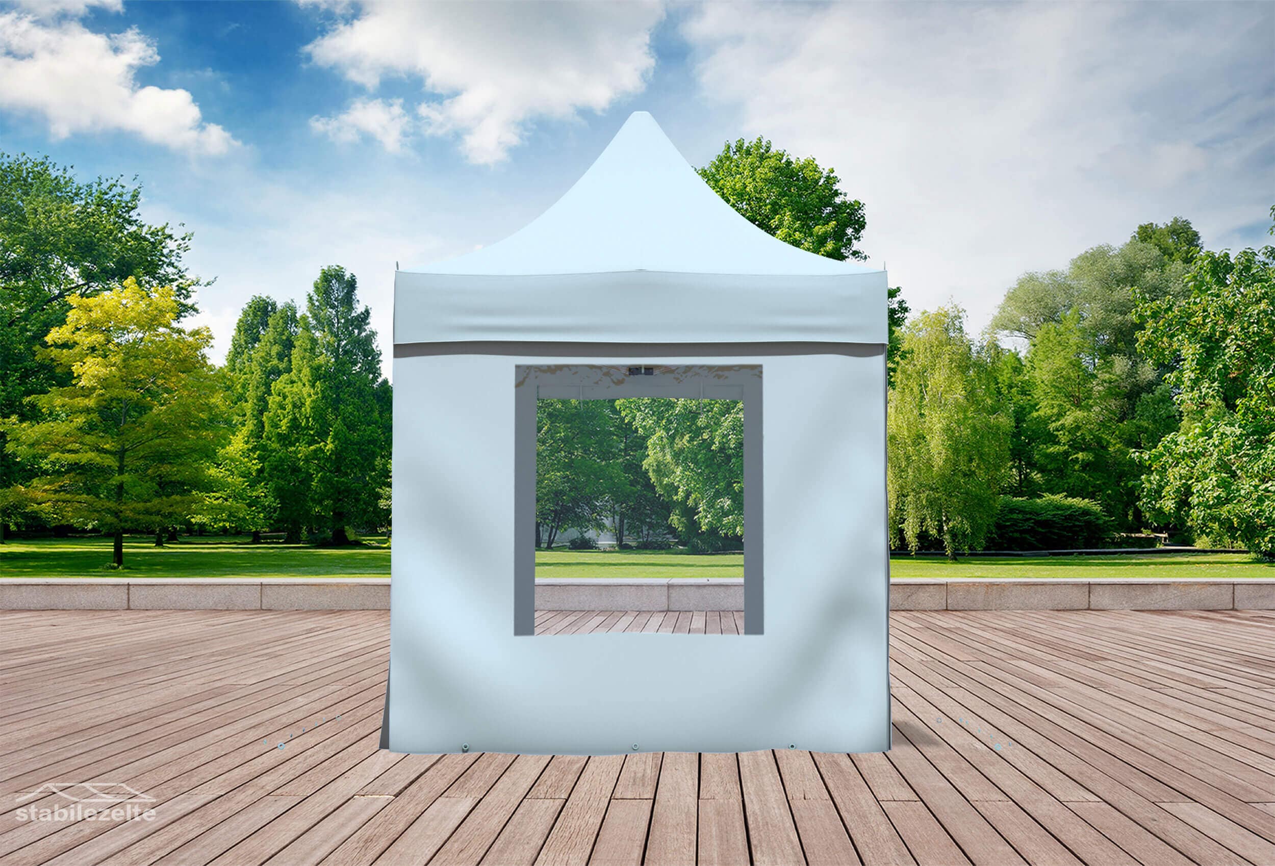 Seitenwand für Faltzelte, 10 Farben, 4 Ausführungen