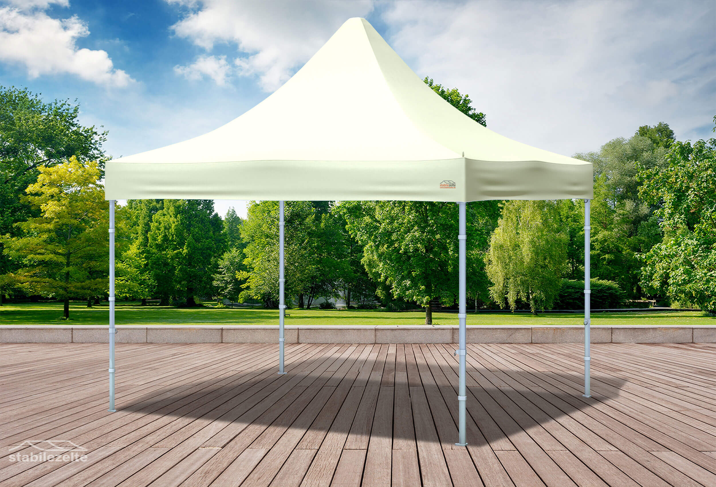 3x3 m Faltpavillon, Beige