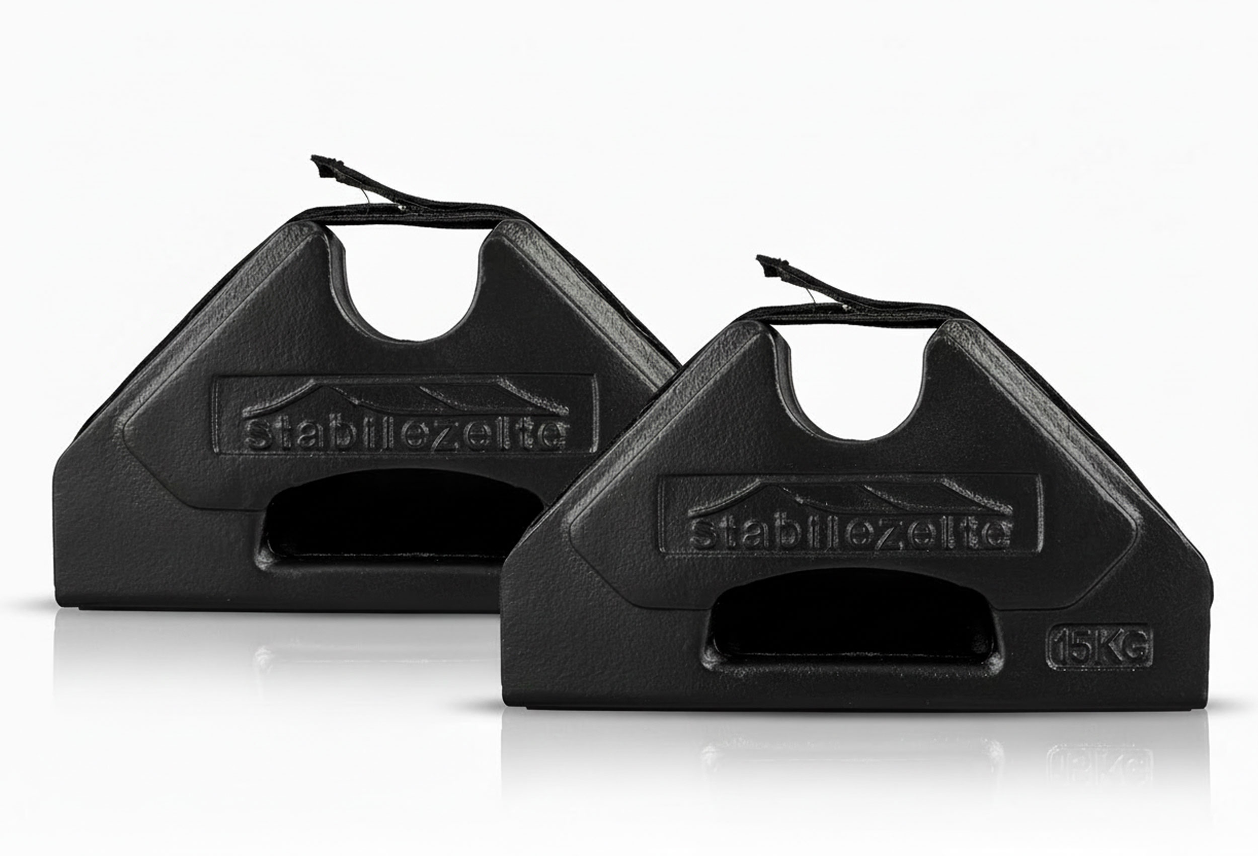 PROFI Stahl-Gewichte 15 kg - 2er Set