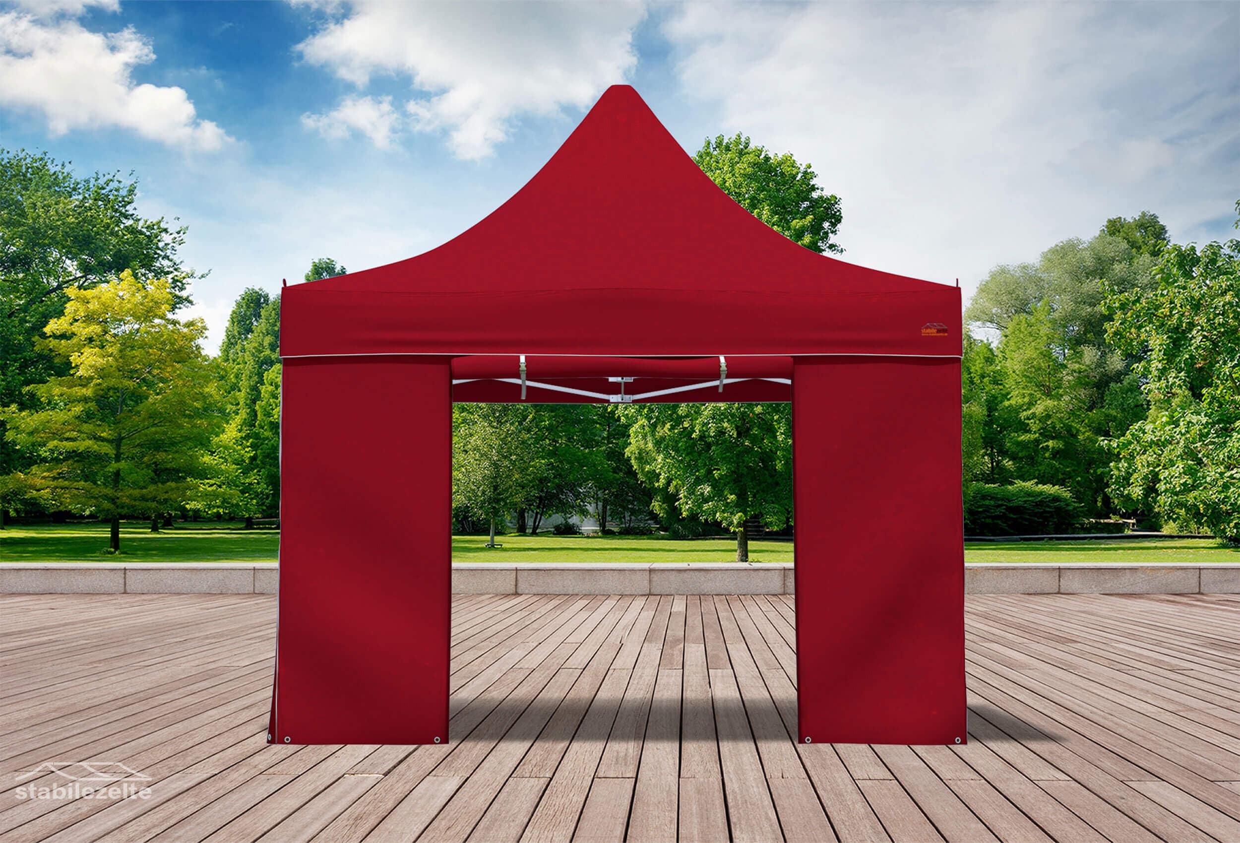 Seitenwand für Faltzelte, 10 Farben, 4 Ausführungen