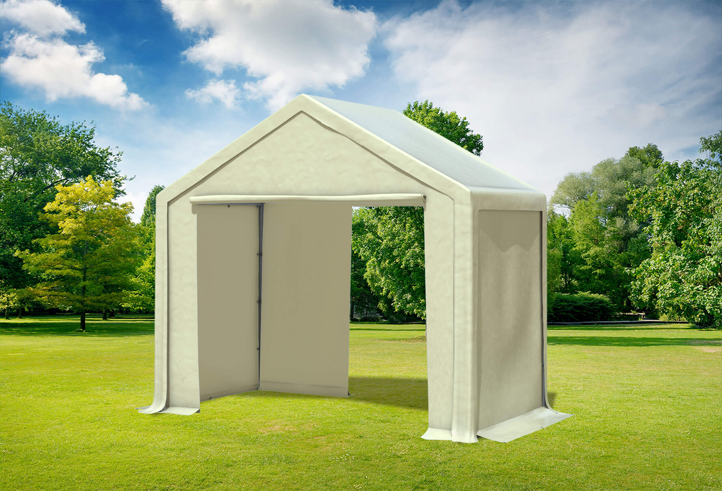 3x2 m Partyzelt, PVC Beige