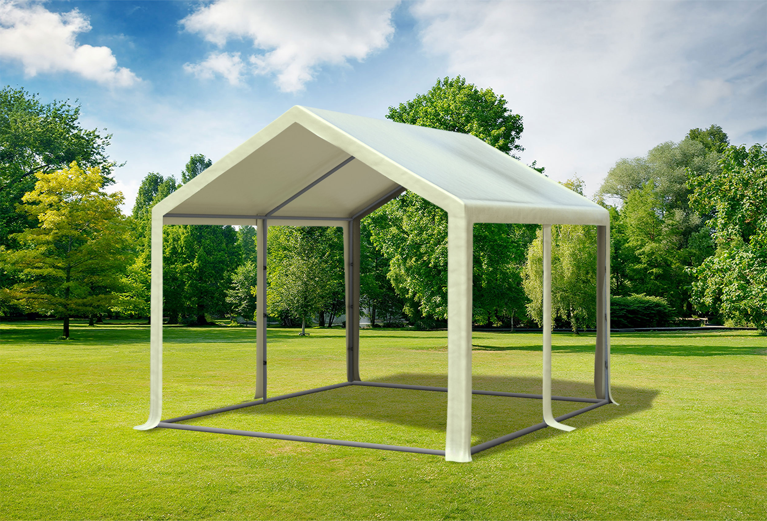 3x4 m Partyzelt, PVC Beige