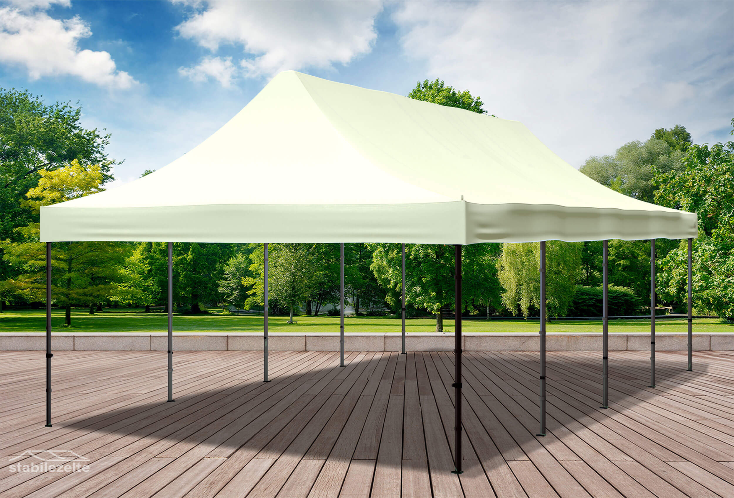 4x8 m Faltpavillon, Beige