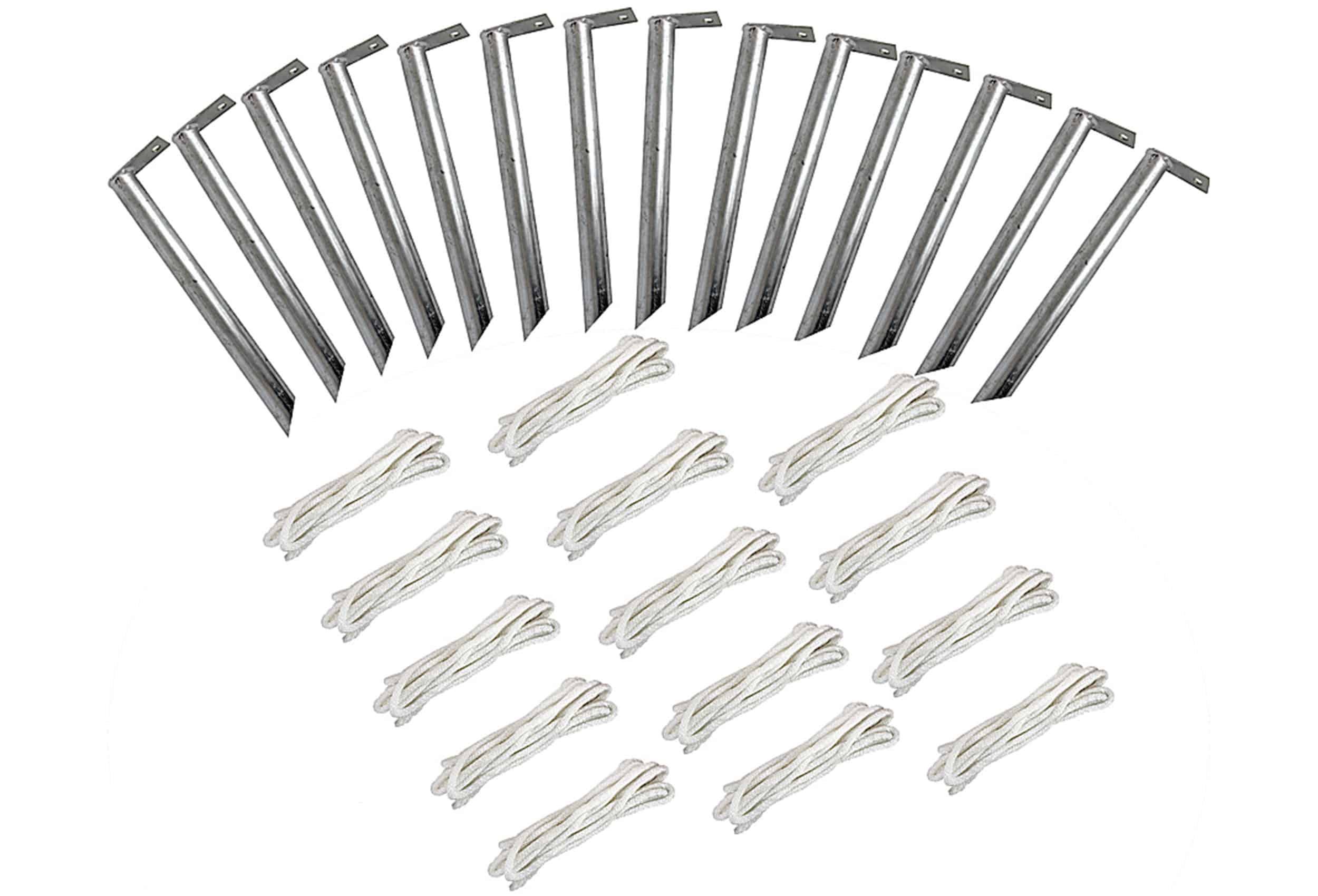 Premium Abspann-Set mit Rohrerdhaken & UV-Seilen