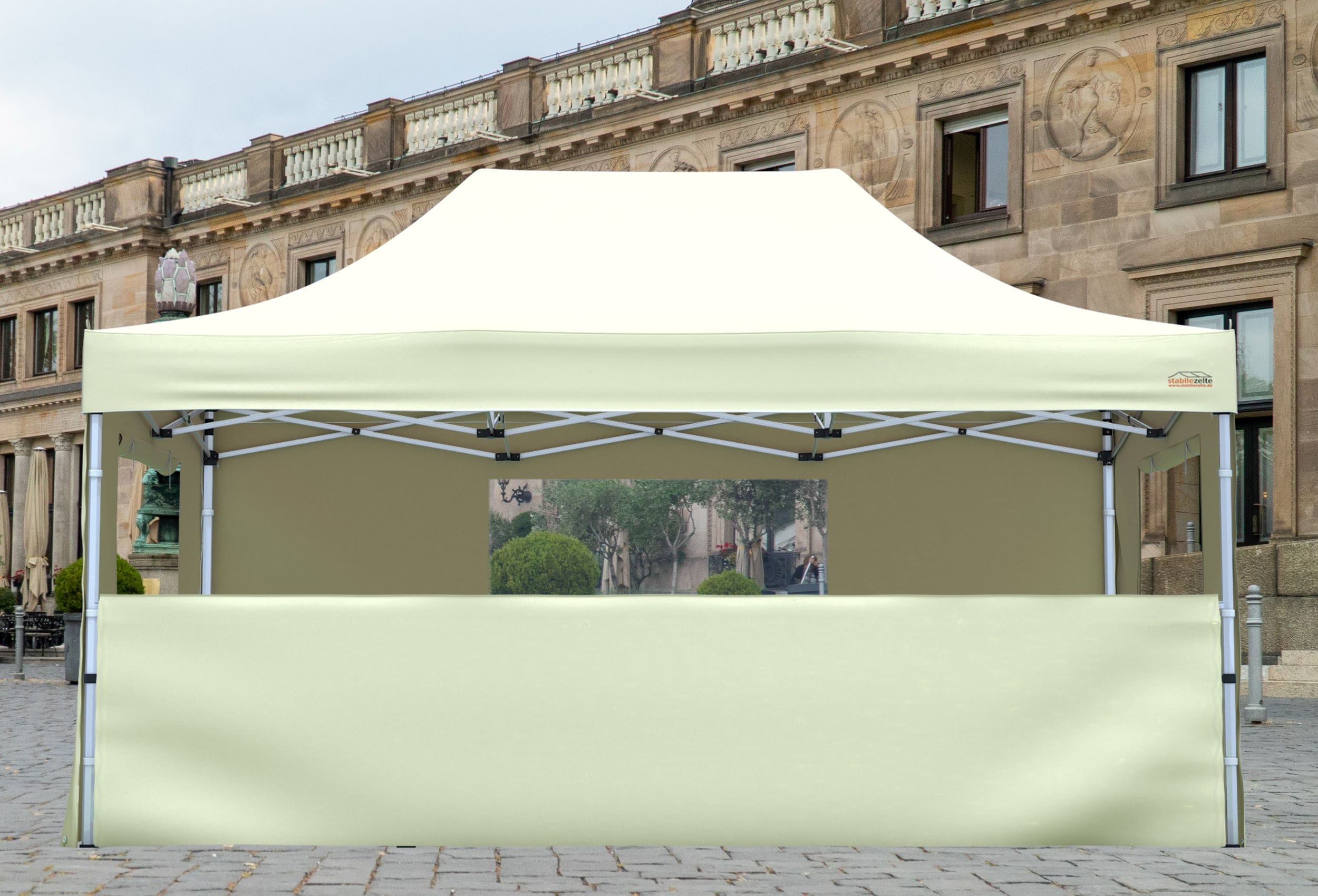 Halbwand Tresenabdeckung für Faltzelte