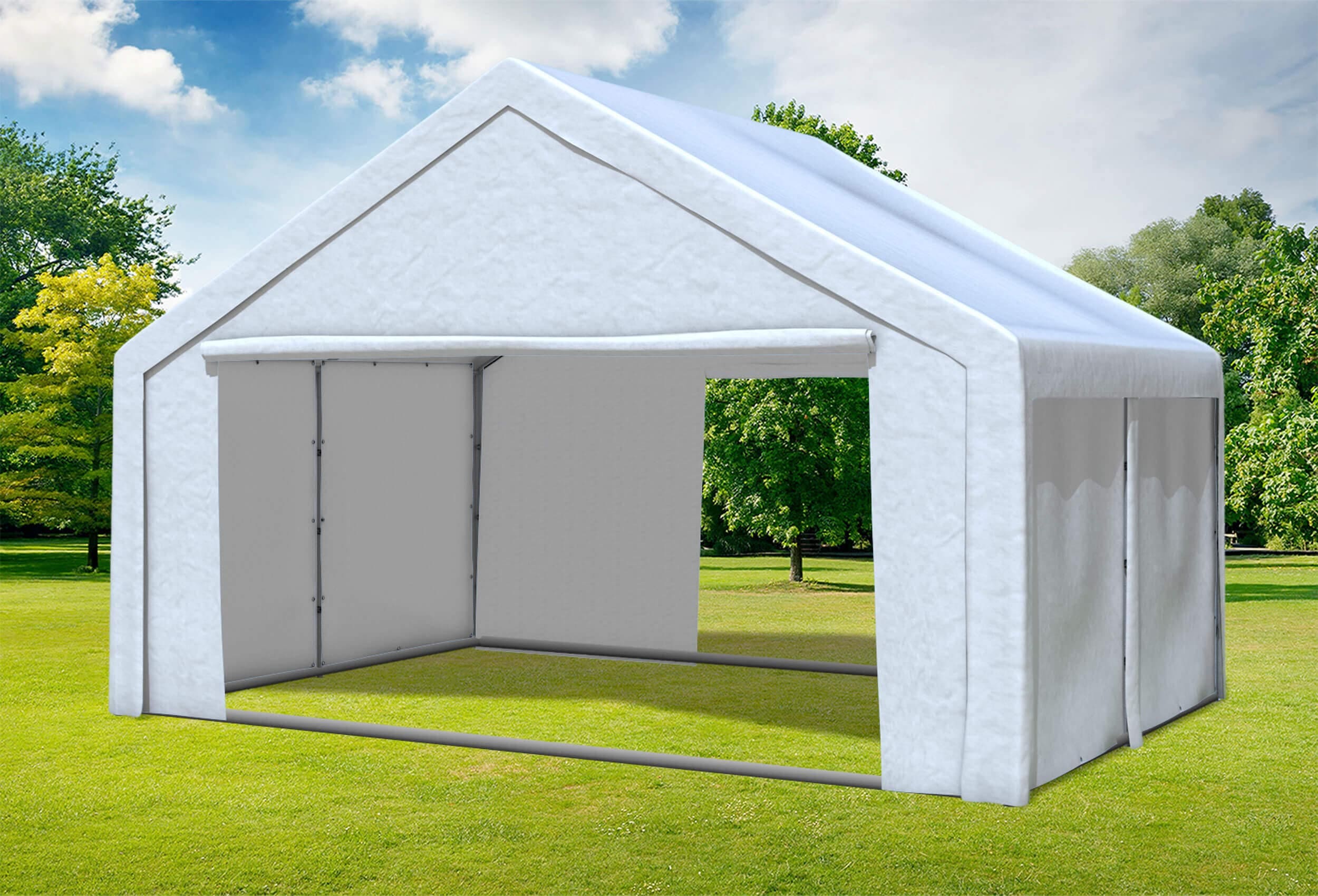 5x4 m Partyzelt, PE weiß