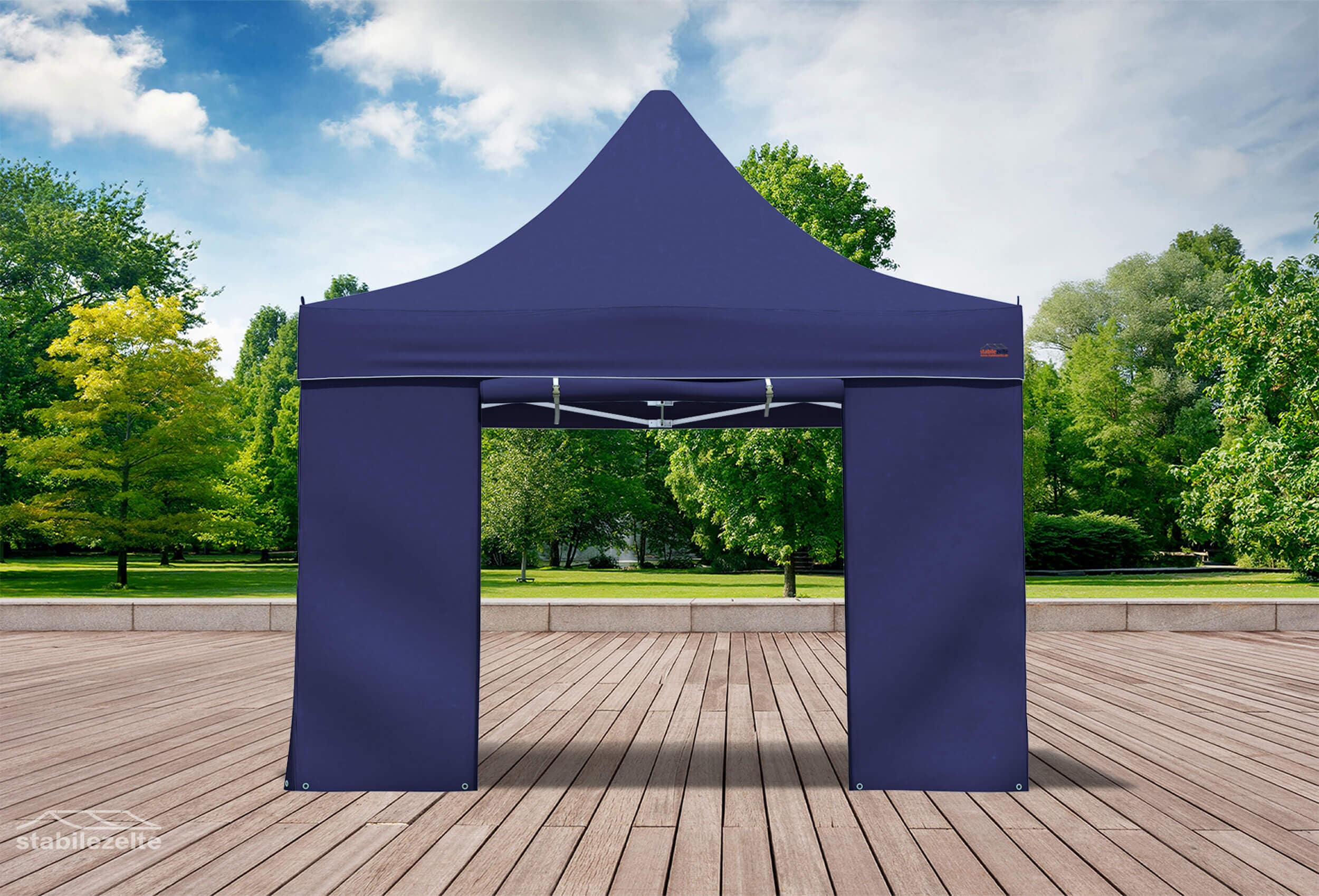 Seitenwand für Faltzelte, 10 Farben, 4 Ausführungen