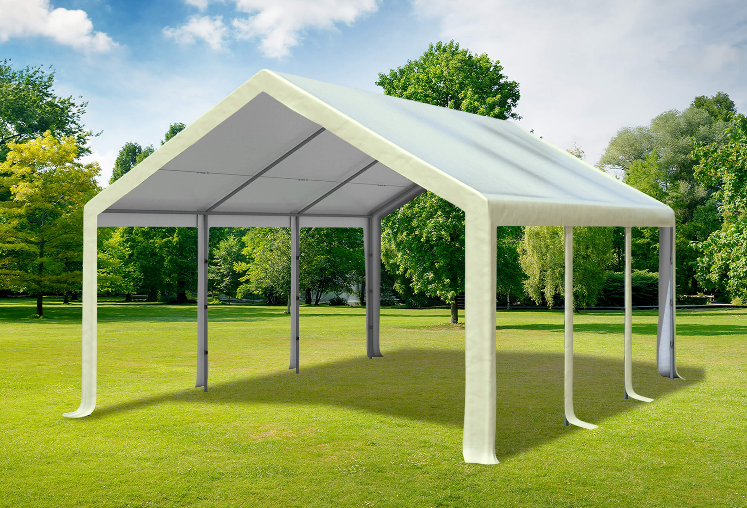 4x6 m Dachplane PVC inkl. Zubehör, 7 Farben