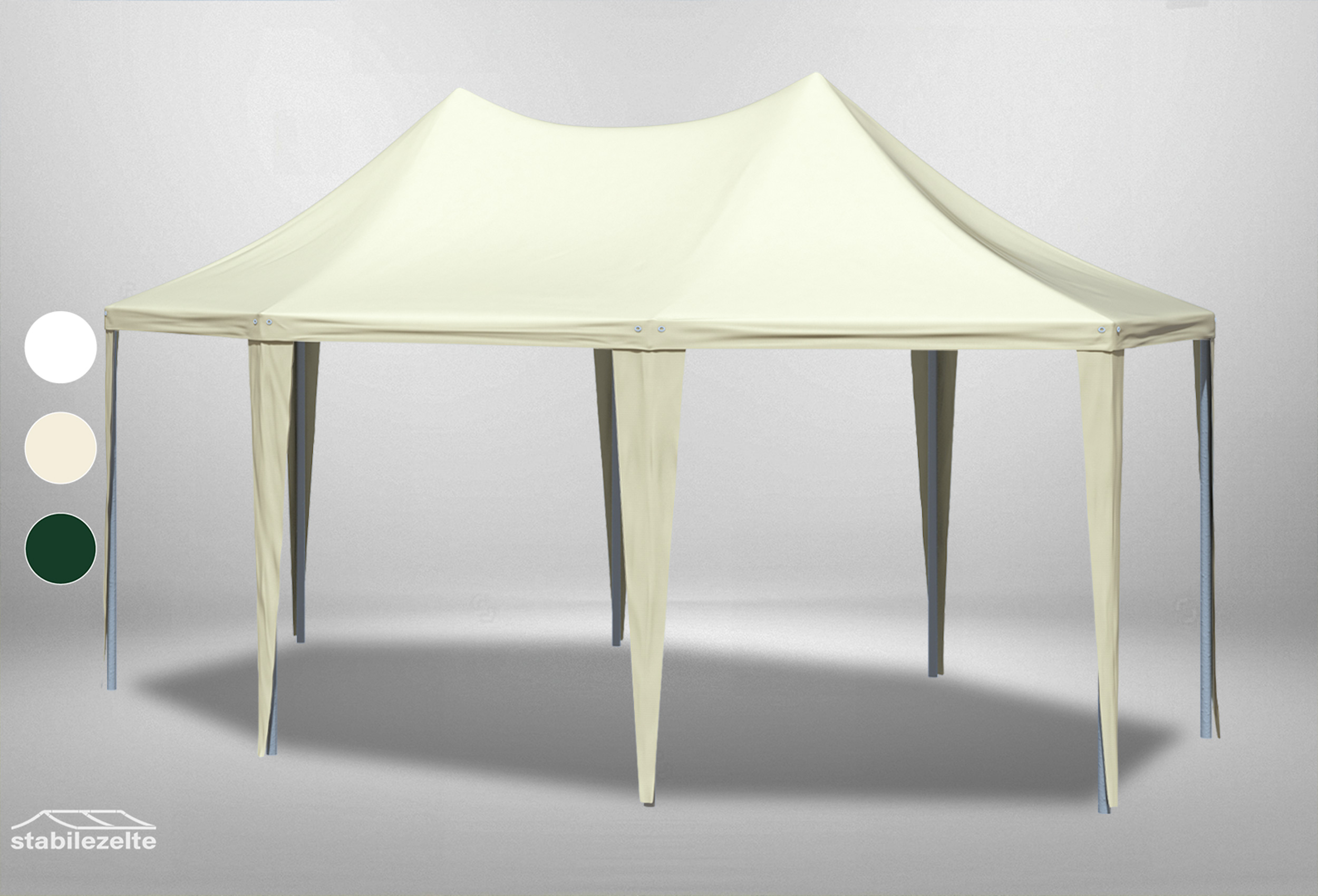 4x5,5 m Dachplane Arabica PVC inkl. Zubehör, 3 Farben