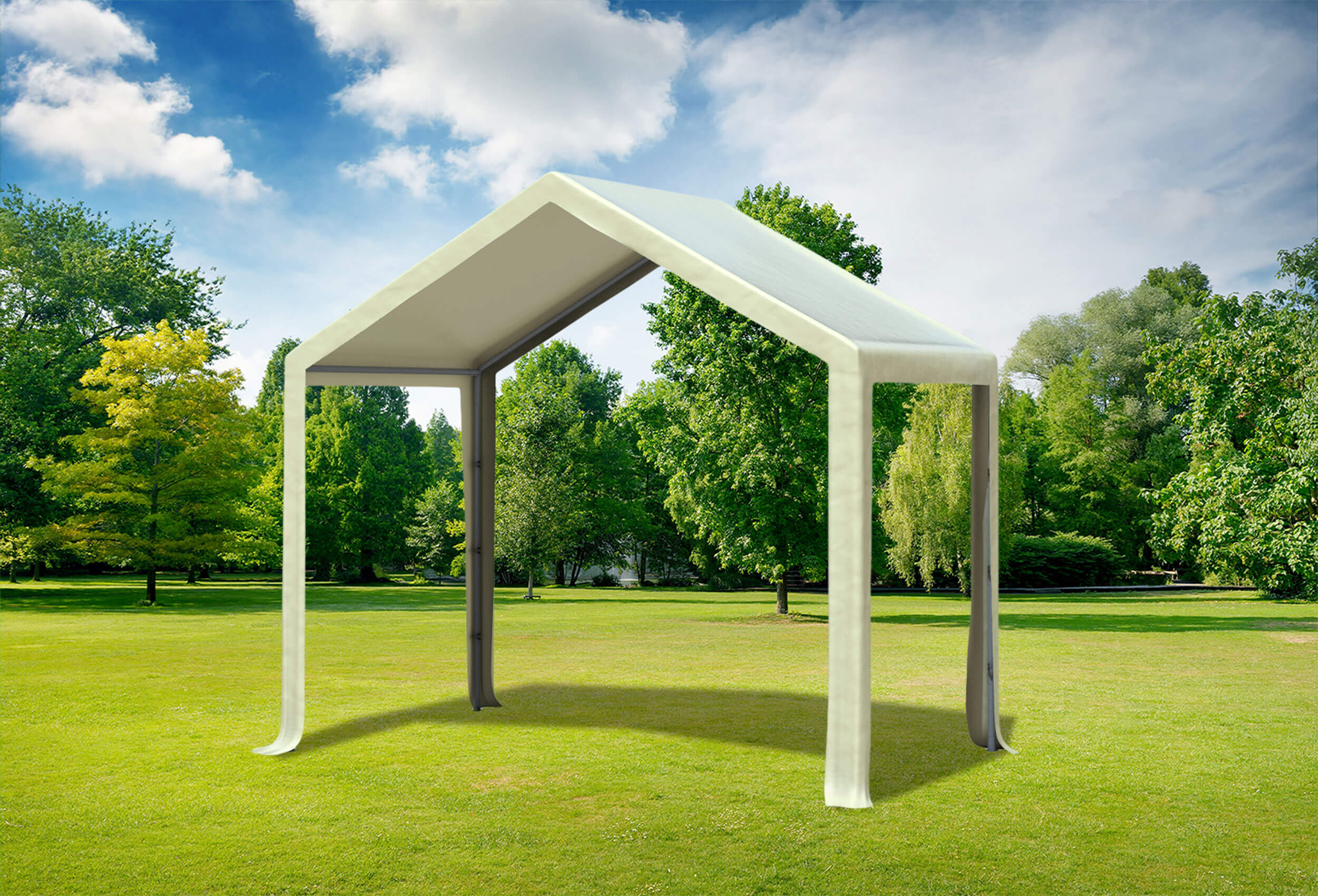3x2 m Dachplane PVC inkl. Zubehör, 4 Farben