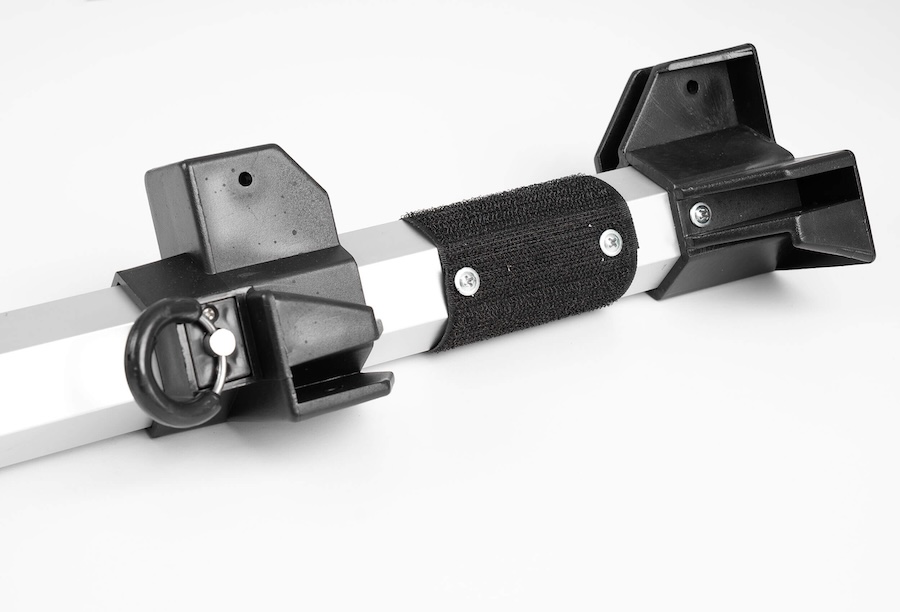 Detailansicht des Eckprofils für Faltzelte der Professional Serie