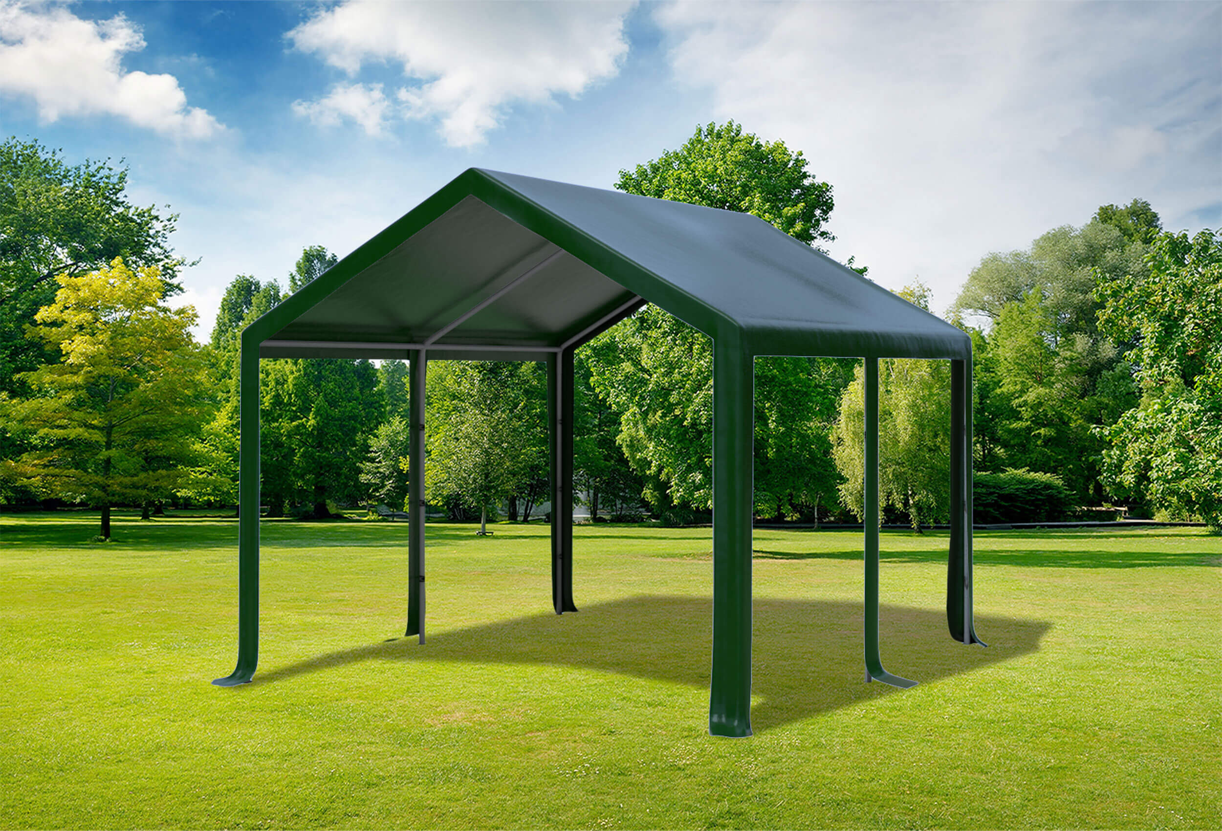 3x4 m Dachplane PVC inkl. Zubehör, 7 Farben