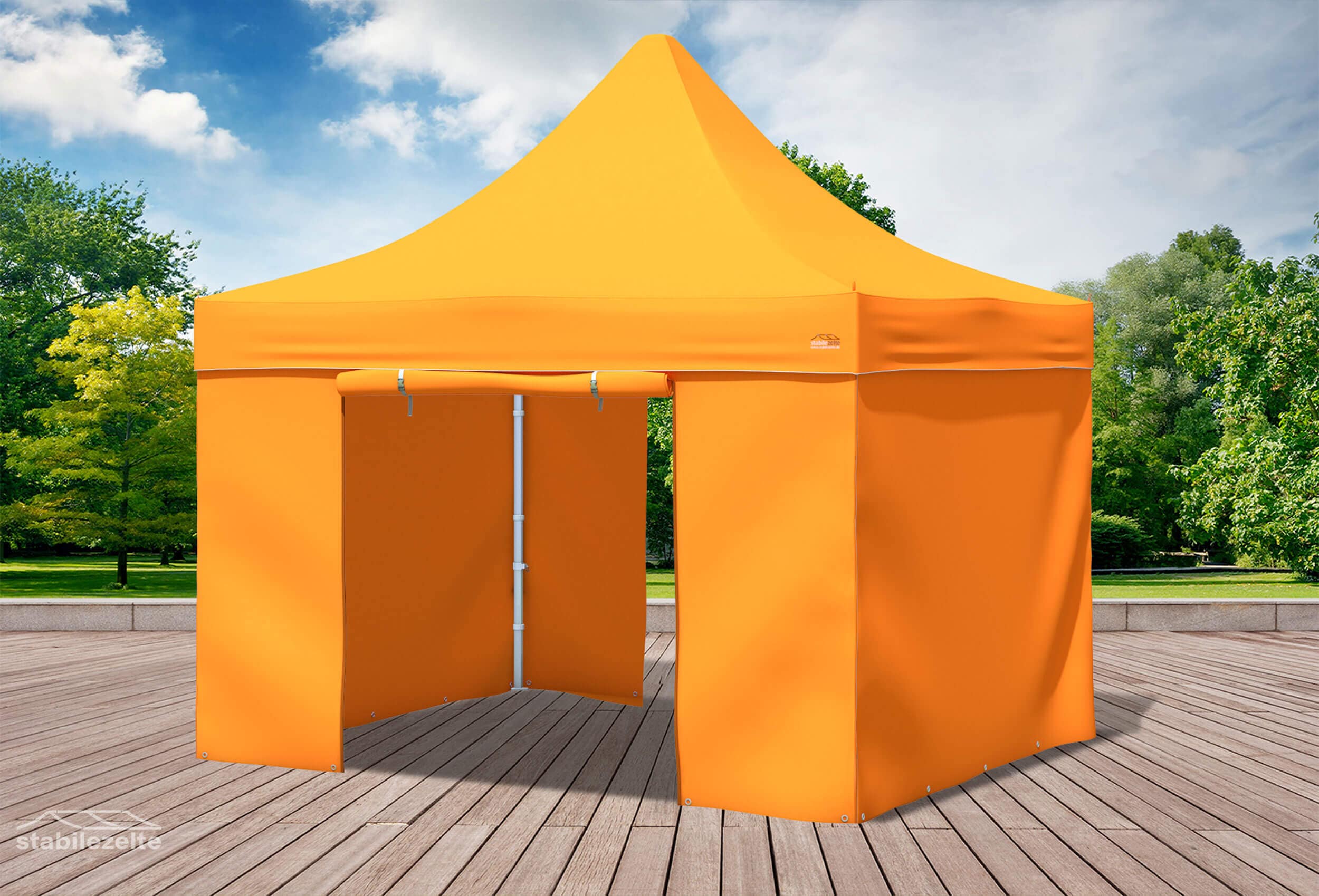 3x3 m Faltpavillon, Orange