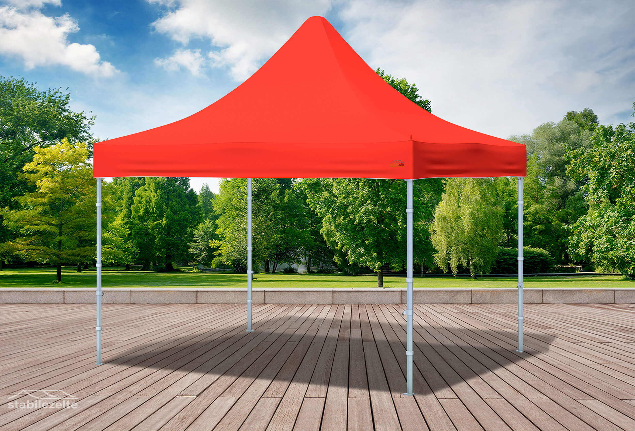 3x3 m Faltpavillon, rot