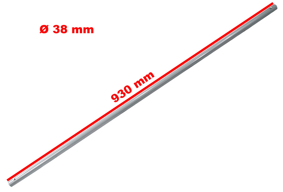 Stahlrohr Stange passend zur Partyzelt Serie Modular mit einer Länge von 930 mm