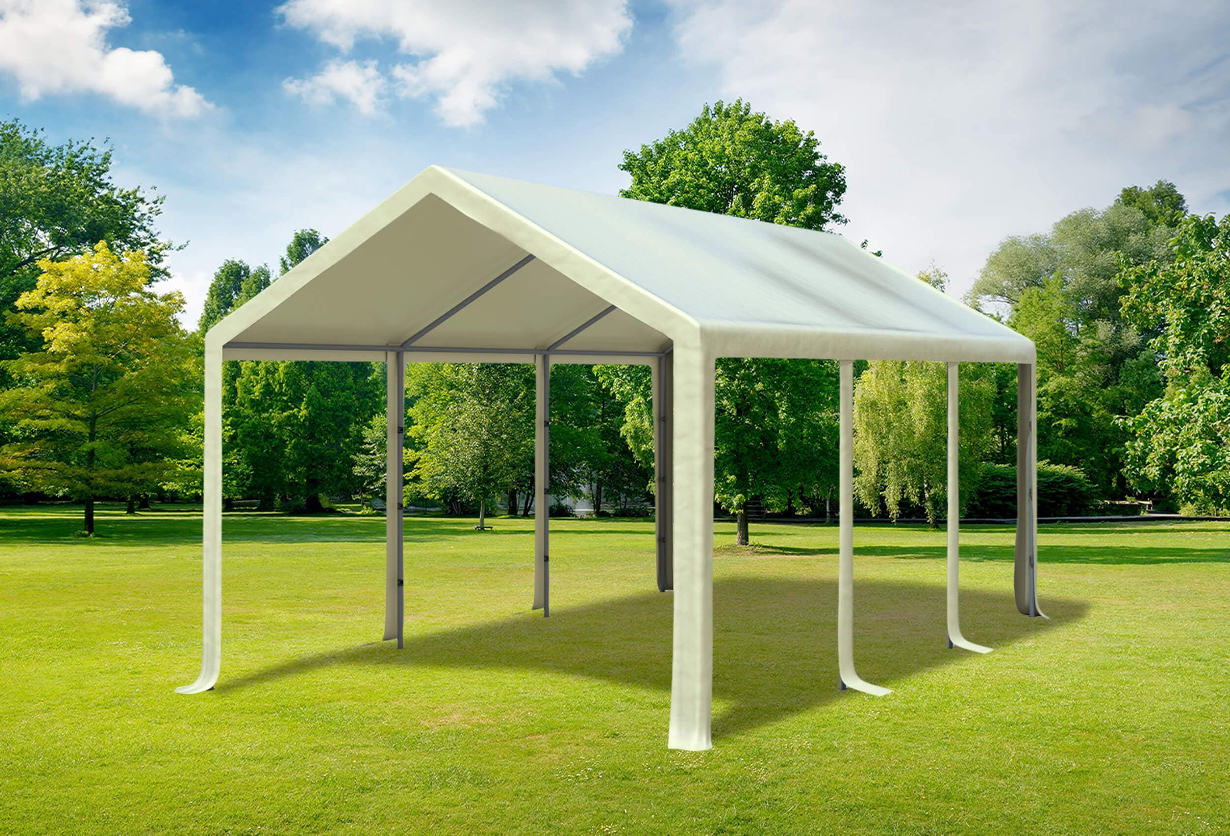 3x6 m Dachplane PVC inkl. Zubehör, 7 Farben